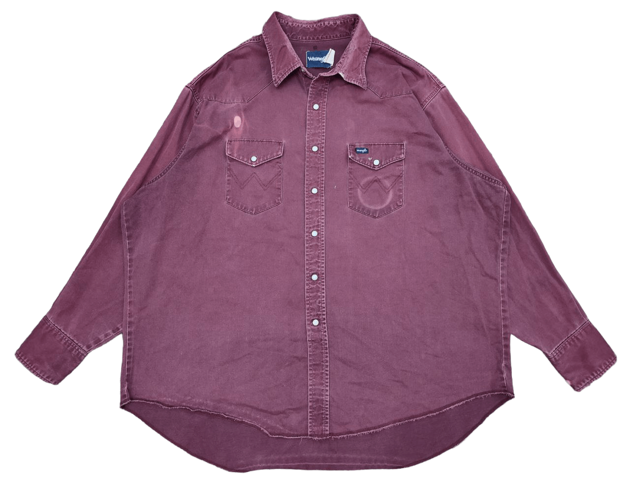 Vintage Vintage Wrangler Worn Shirt Size US XXL / EU 58 / 5 - 1 Thumbnail