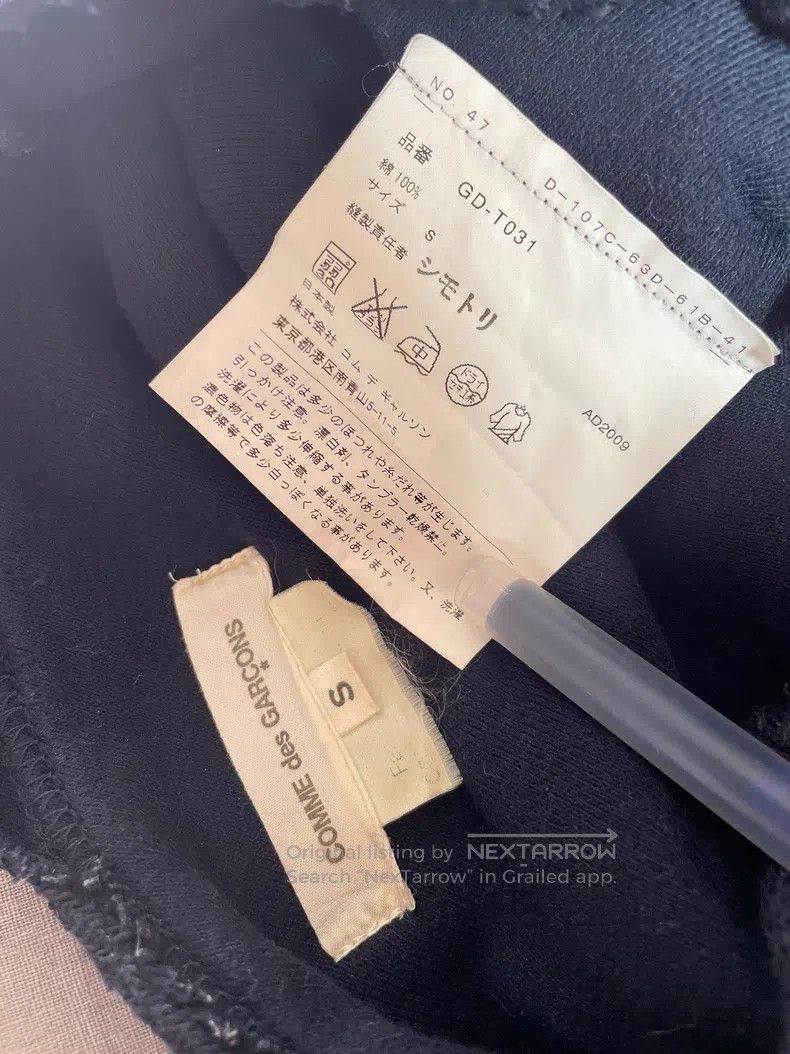 Comme des Garcons Comme Des Garcons Navy Blue Dark Blue Asymmetrical Long Sl Size S / US 4 / IT 40 - 8 Thumbnail