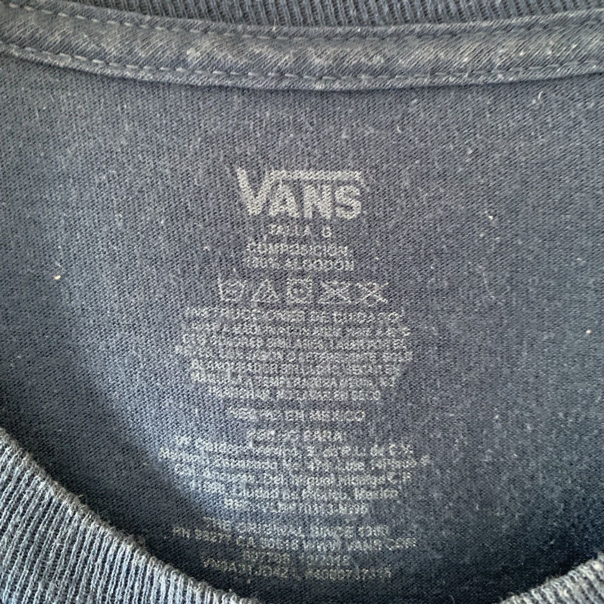 Vans Vans Big Logo Checker Board Frame Tee Size US XL / EU 56 / 4 - 4 Thumbnail
