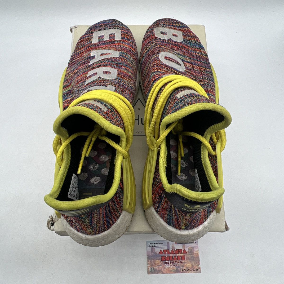 Adidas Pharrell x NMD trail human race Size US 10.5 / EU 43-44 - 7 Thumbnail