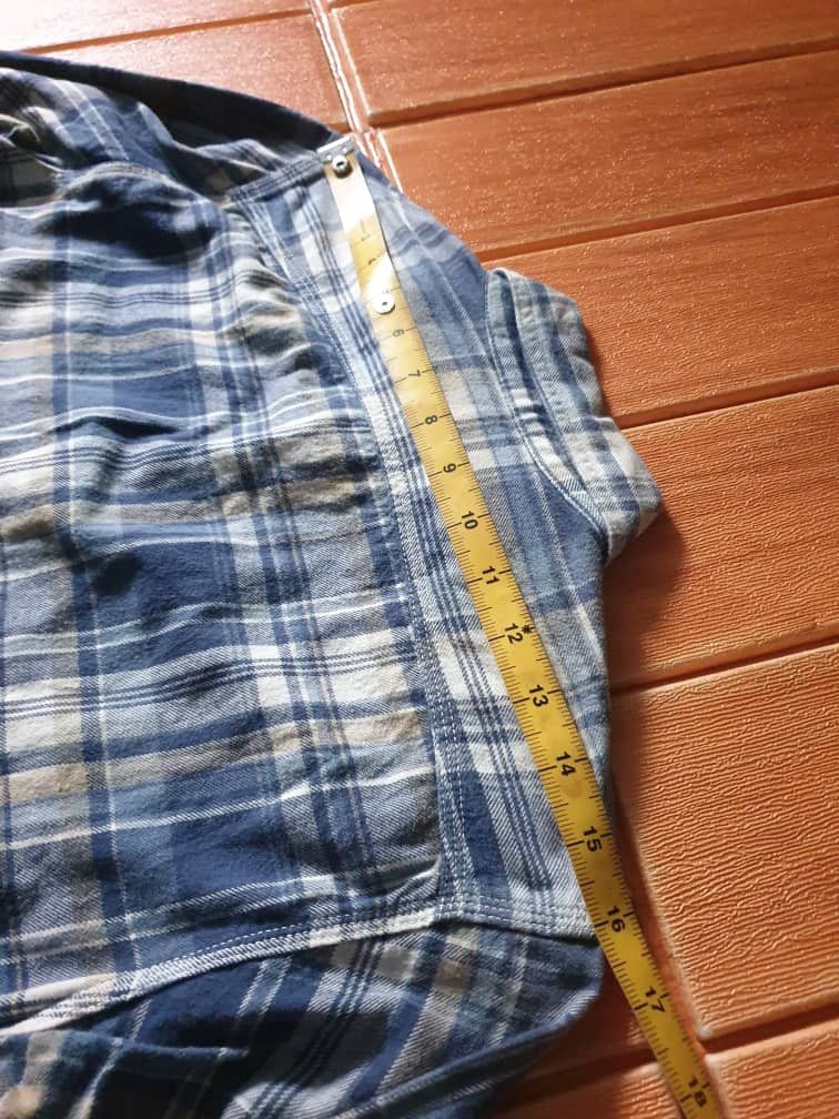 FOB Factory 💥Fob Factory checkered Japanese brand chambray shirt Size US S / EU 44-46 / 1 - 10 Thumbnail