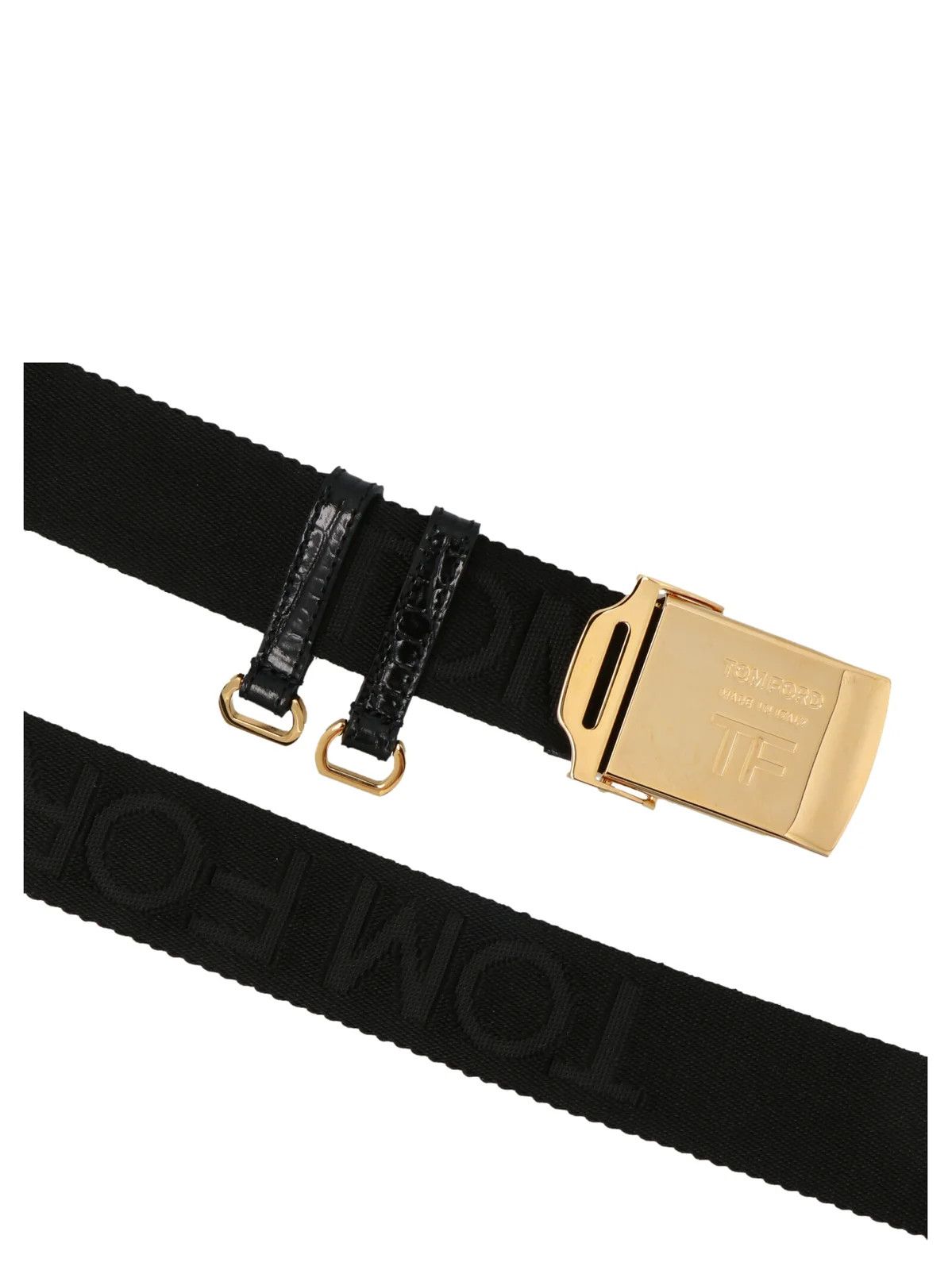 Tom Ford o1loc1c0724 TB275T Size: XL / Leather Belt in Black Size ONE SIZE - 3 Thumbnail