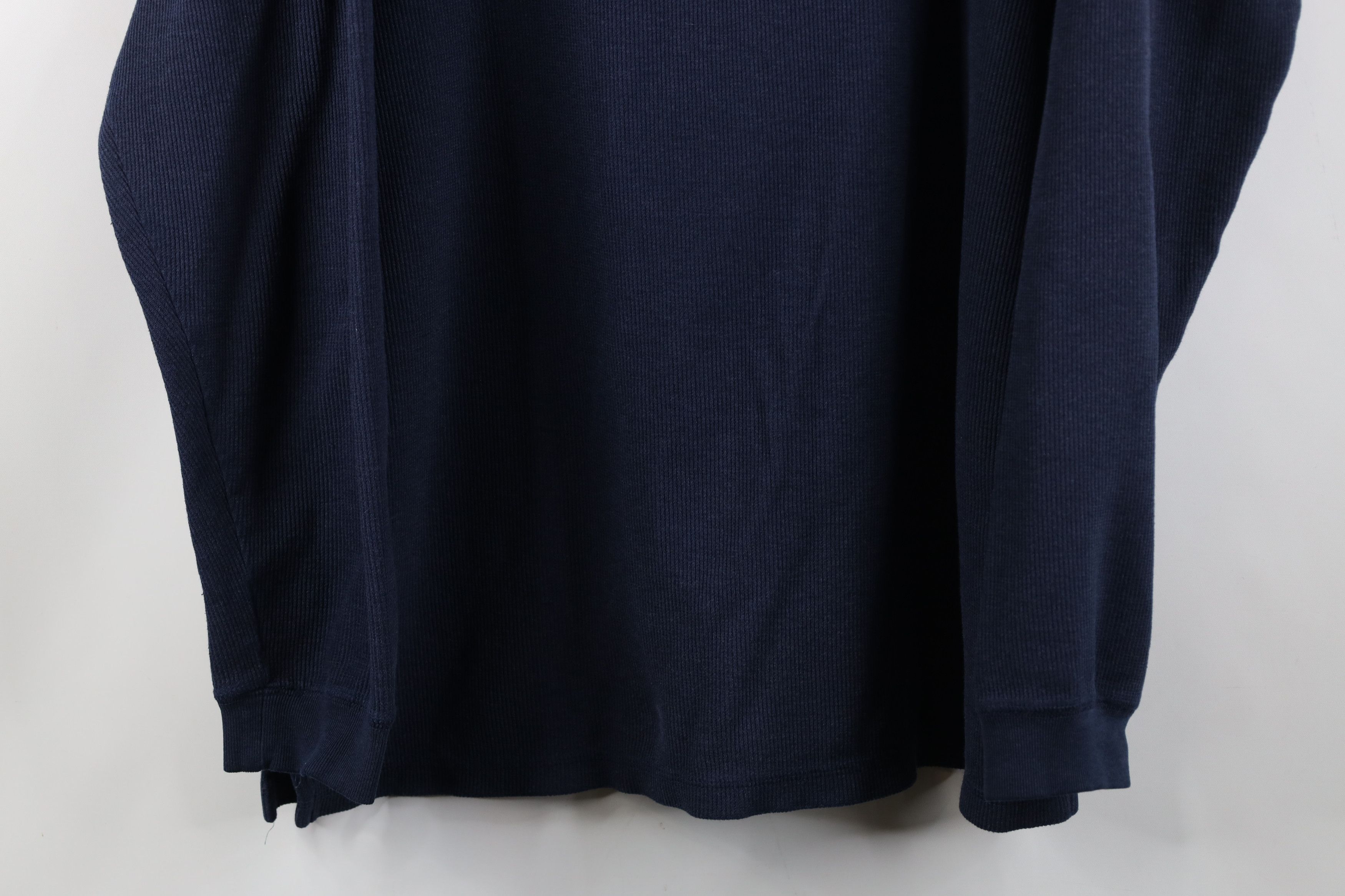 Vintage Vintage 90s Streetwear Thermal Ribbed Knit Henley T-Shirt Size US L / EU 52-54 / 3 - 3 Thumbnail