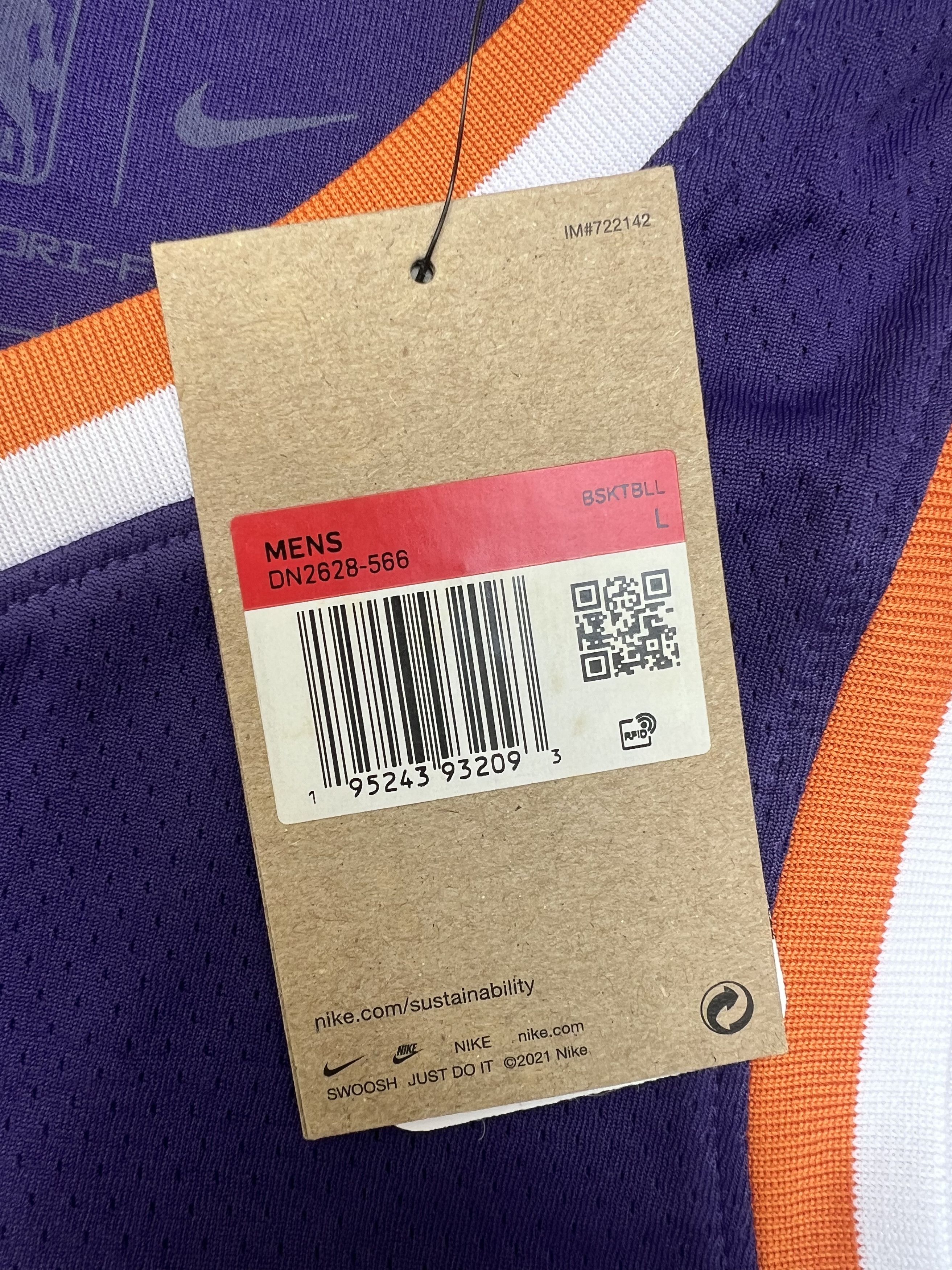 NBA × Nike Chris Paul Phoenix Suns 2021/2022 Icon Swingman Jersey Size US L / EU 52-54 / 3 - 4 Thumbnail