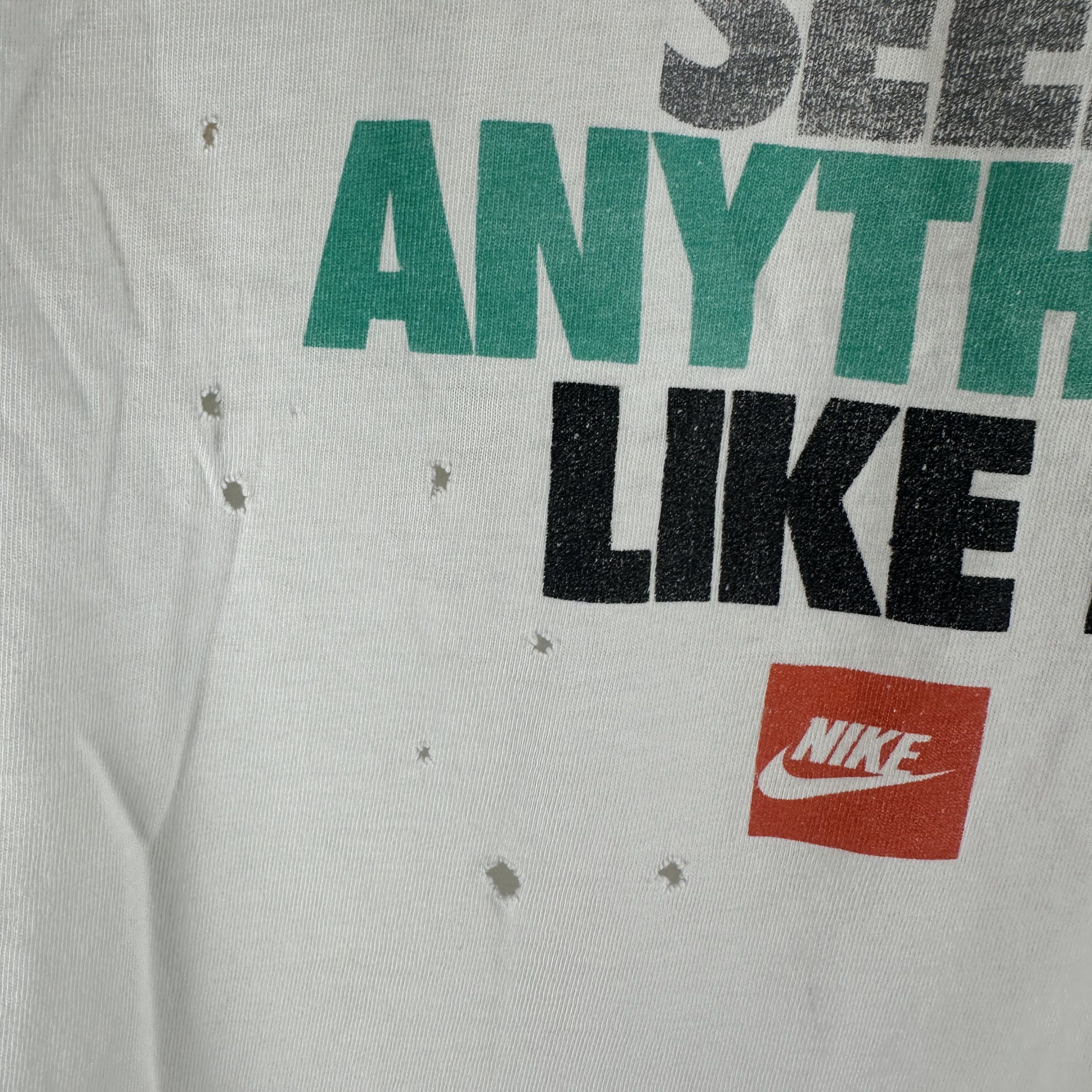 Vintage Nike 90s Nice Shoes I've Never Seen Anything Like It Tee Size US XXL / EU 58 / 5 - 7 Thumbnail
