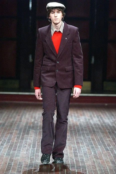 Pre-owned Raf Simons A/w'03-04 "closer" Wool Shirt In Gray