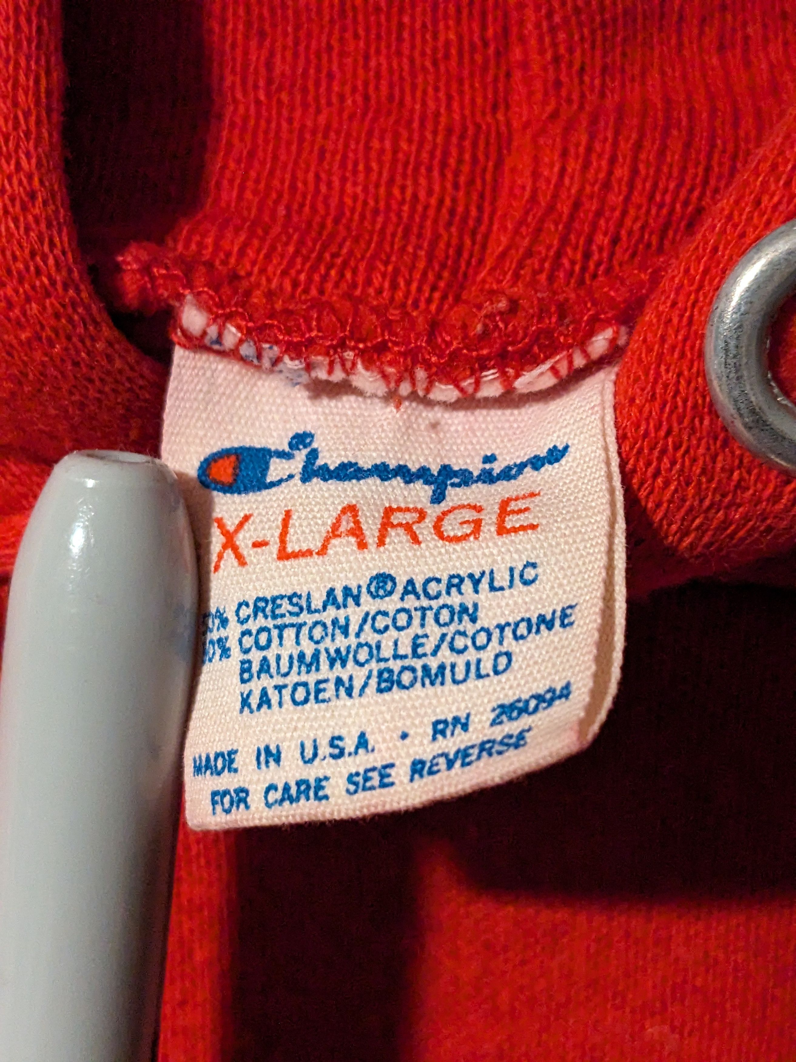 Champion × Vintage Vintage 80s University of Houston Champion X-Large Hoodie Size US XL / EU 56 / 4 - 3 Thumbnail