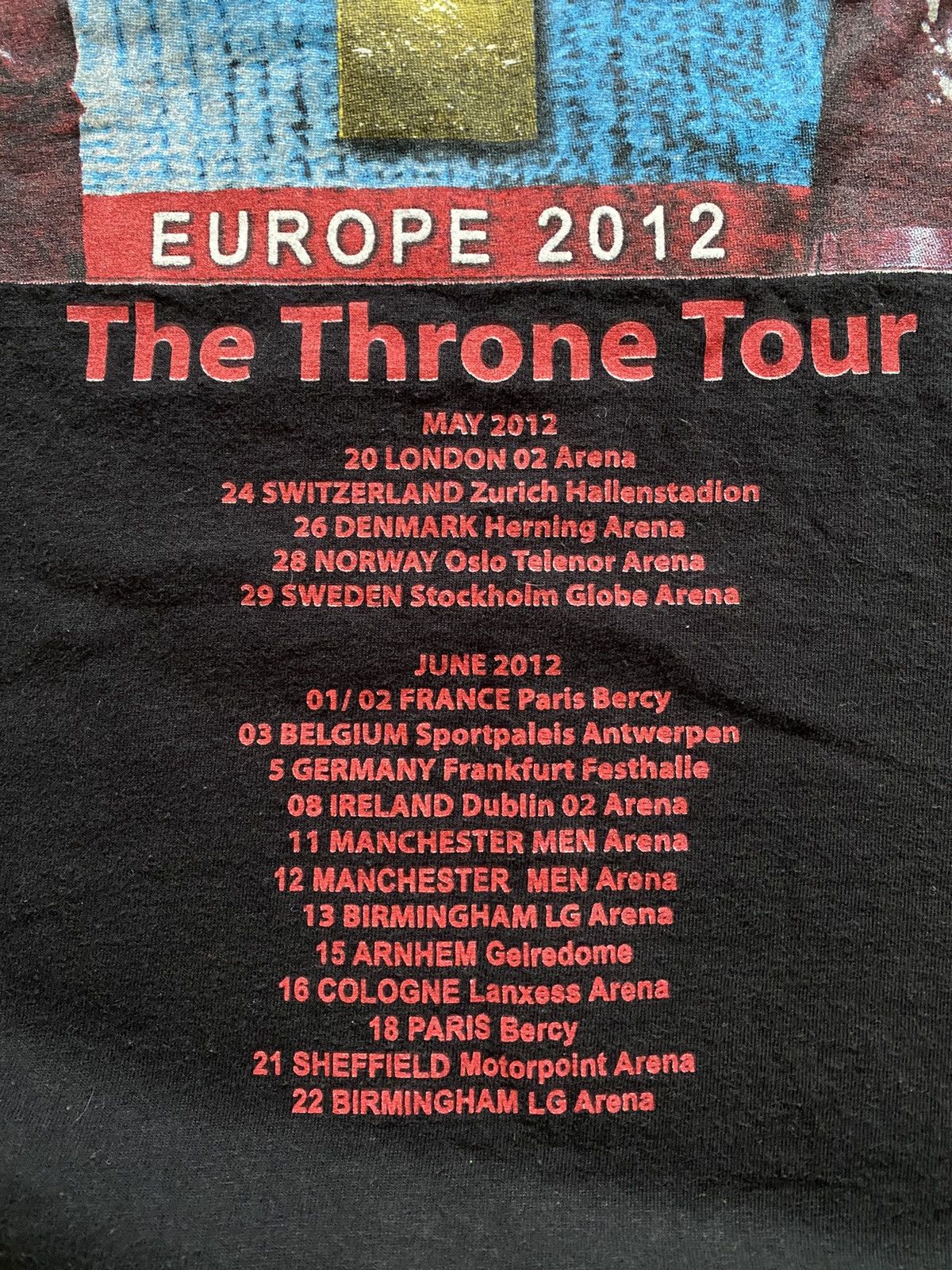 Jay-Z Jay Z & Kanye West Watch The Throne 2012 Europe Tour Shirt Size US M / EU 48-50 / 2 - 12 Thumbnail