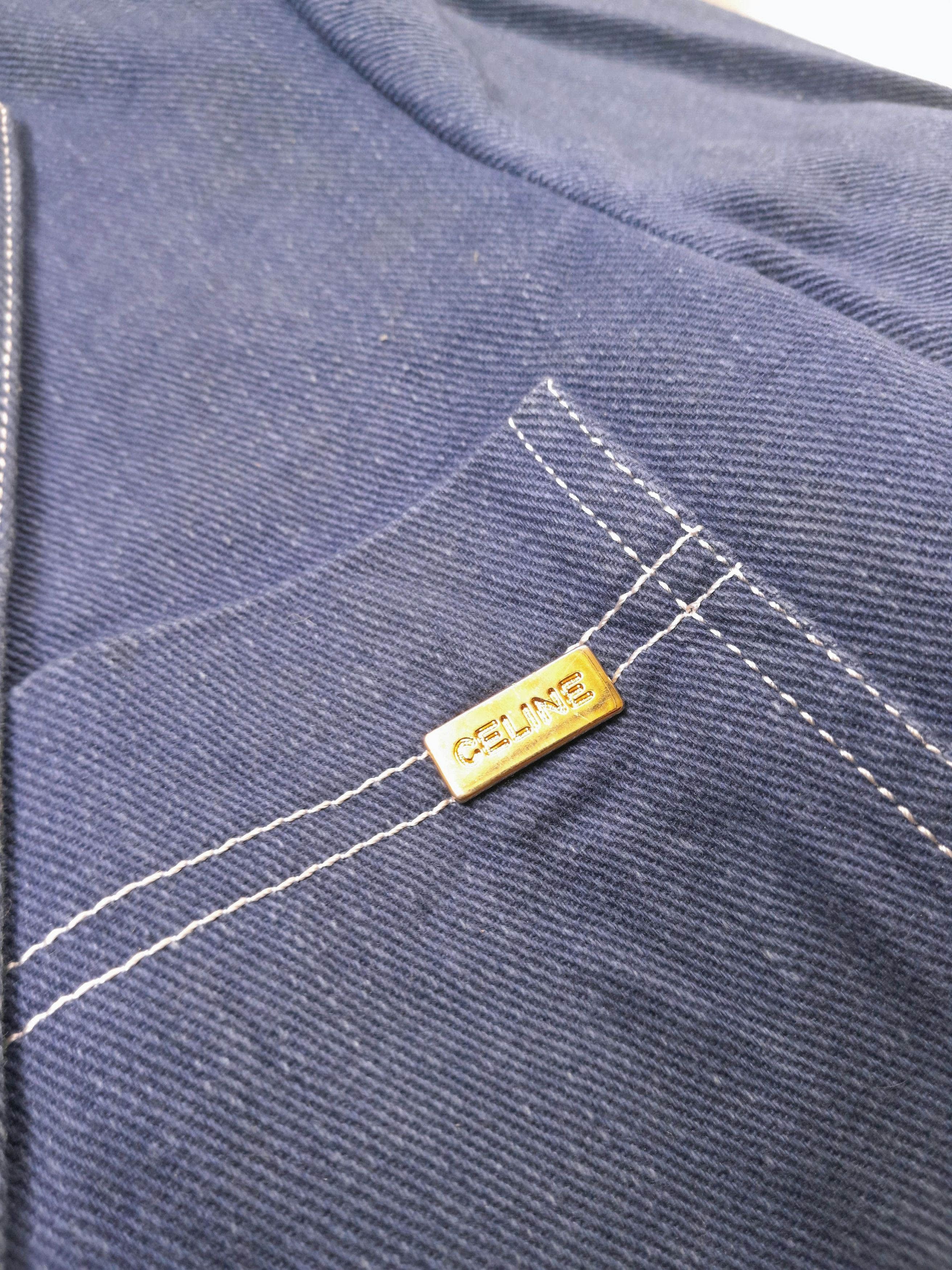 Celine RARE Celine Jeans Blazer Size M / US 6-8 / IT 42-44 - 4 Thumbnail