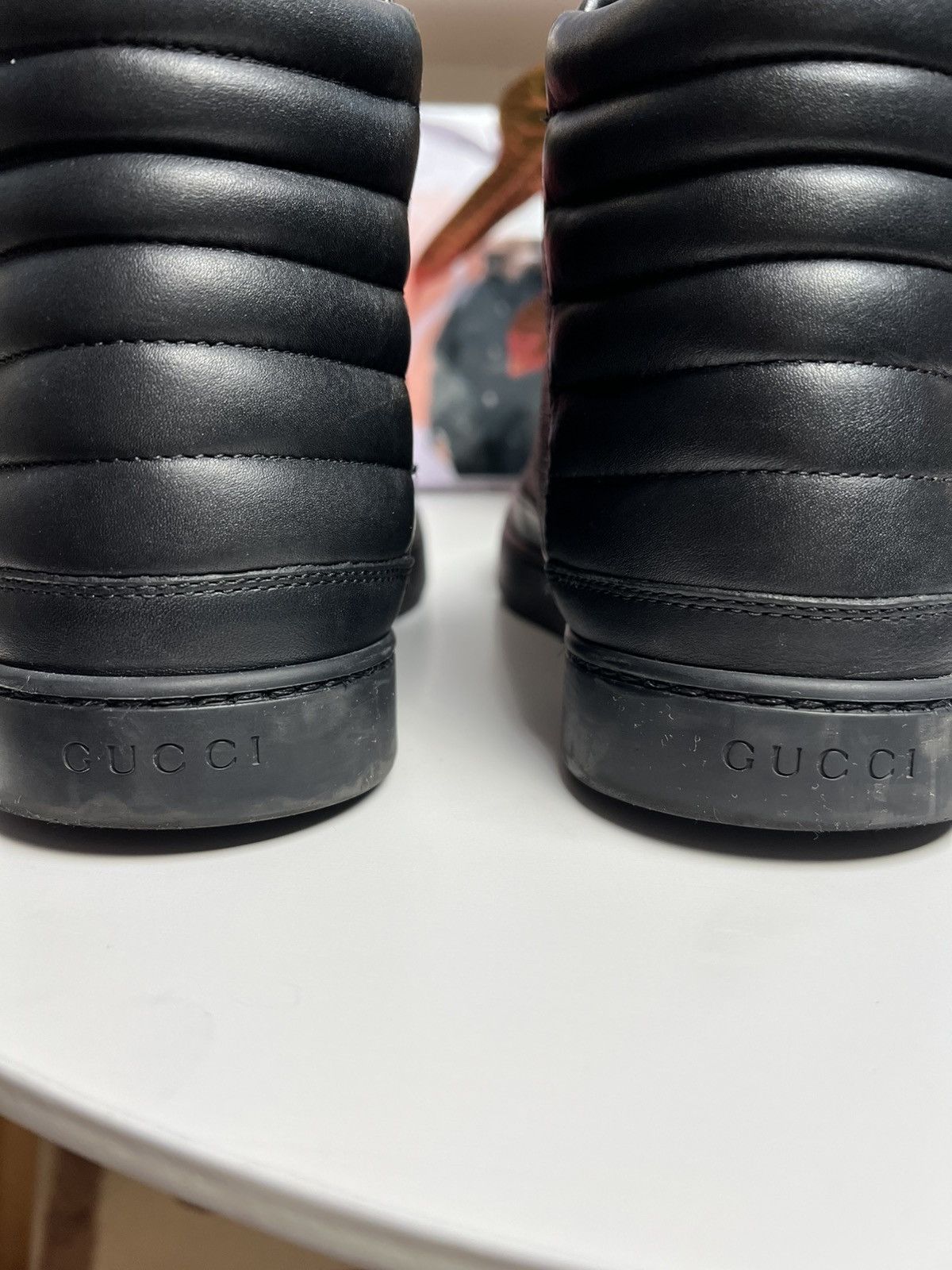 Gucci Gucci gg monogram hi-top sneakers clean luxury shoes Size US 9 / EU 42 - 6 Thumbnail
