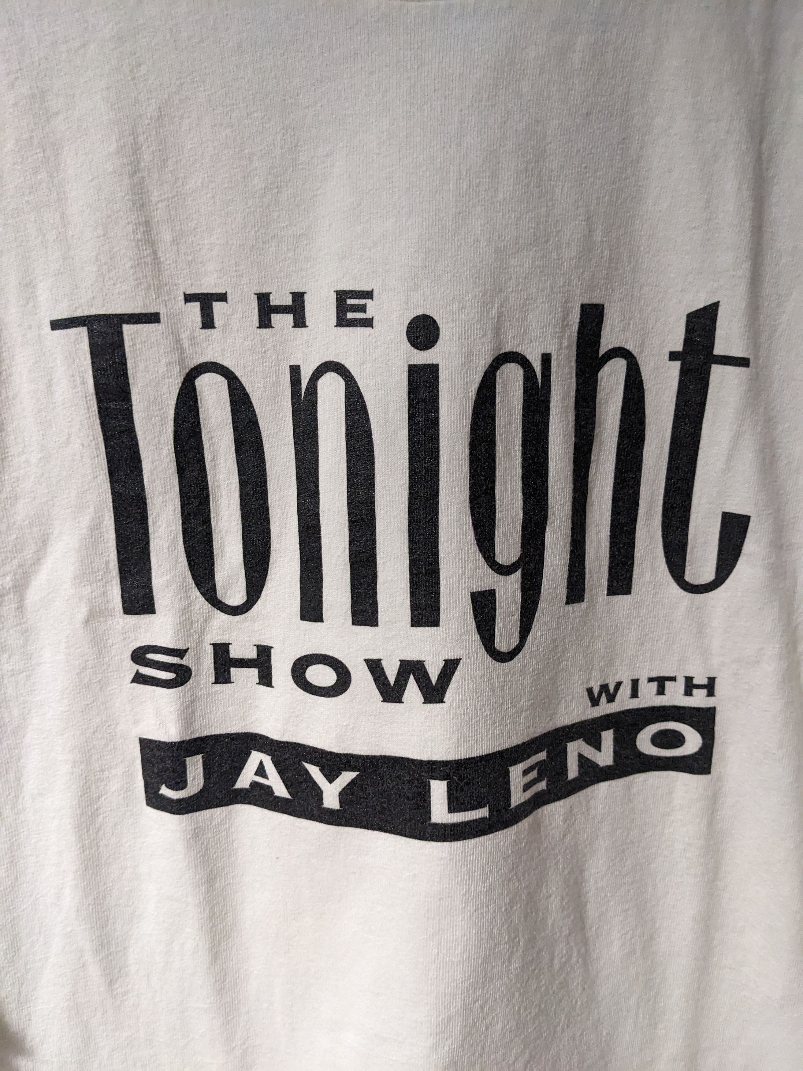 Hanes × Vintage Vintage 90s The Tonight Show with Jay Leno Large T-Shirt Size US L / EU 52-54 / 3 - 2 Thumbnail