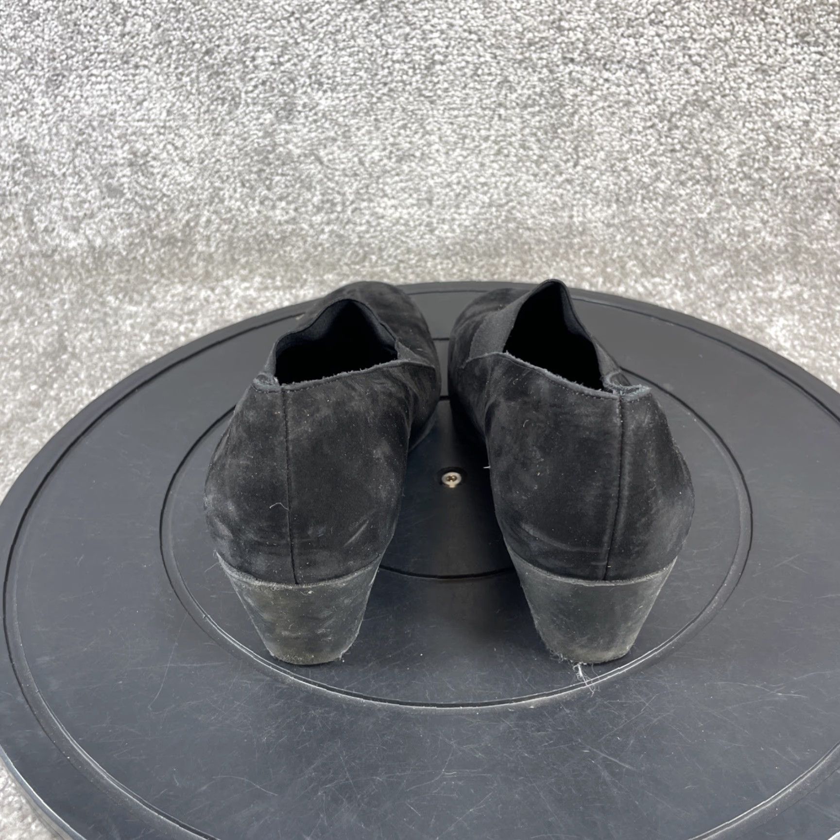 Vintage VINTAGE Arche Women's Wedge Pumps Size 38 EU 7.5 US Leather Slip-On Black Casual Size US 7.5 / IT 37.5 - 6 Thumbnail
