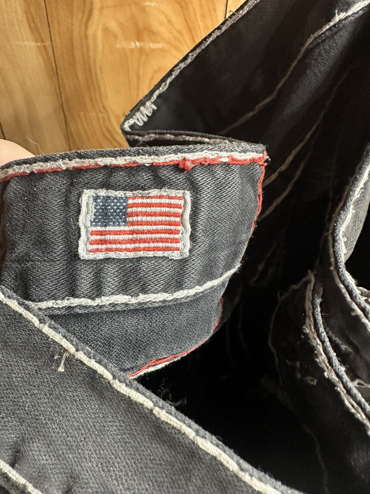 True Religion × Vintage True Religion Billy Super T B&W Jeans Size US 38 / EU 54 - 8 Thumbnail
