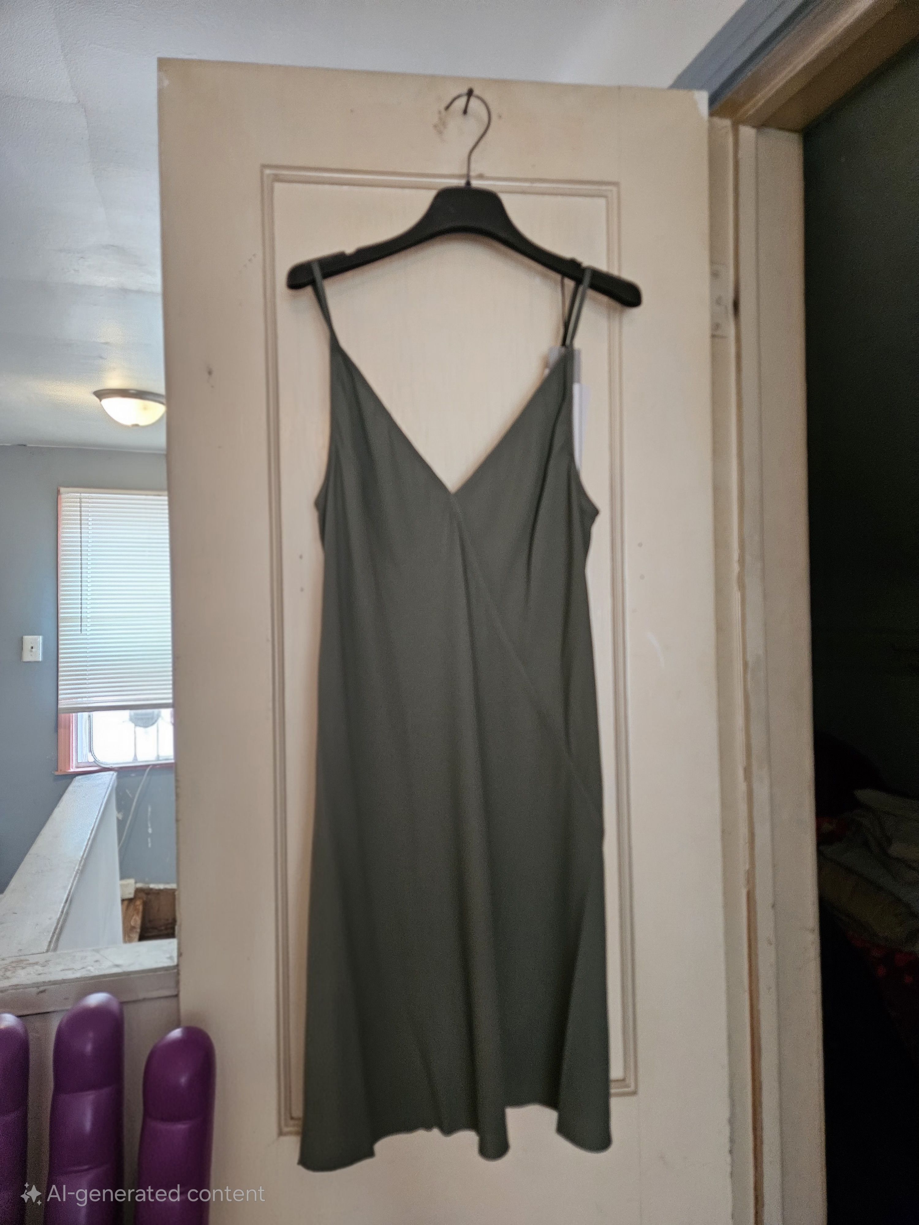 Rick Owens NWT Rick Owens Elegant Moss Green Slip Dress Size M / US 6-8 / IT 42-44 - 1 Thumbnail