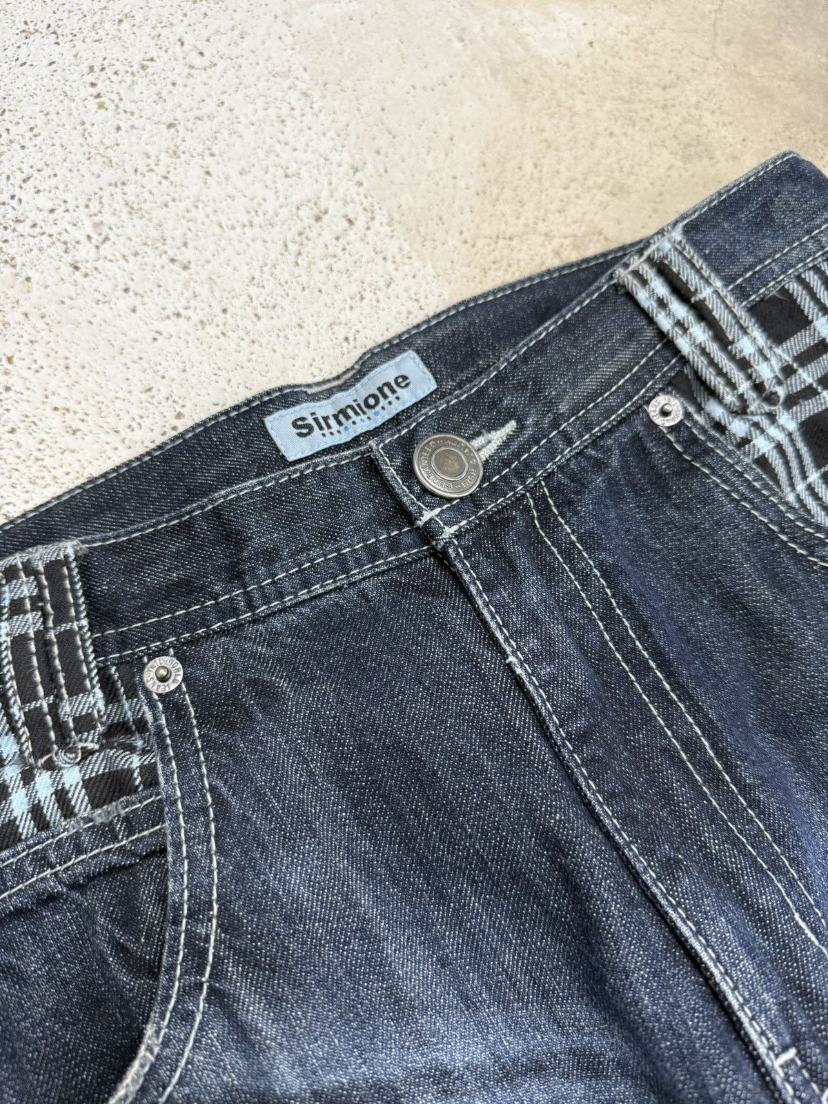 Japanese Brand Sirmione Heavy Stitch Distressed Multipocket Japan Denim Size US 28 / EU 44 - 9 Thumbnail