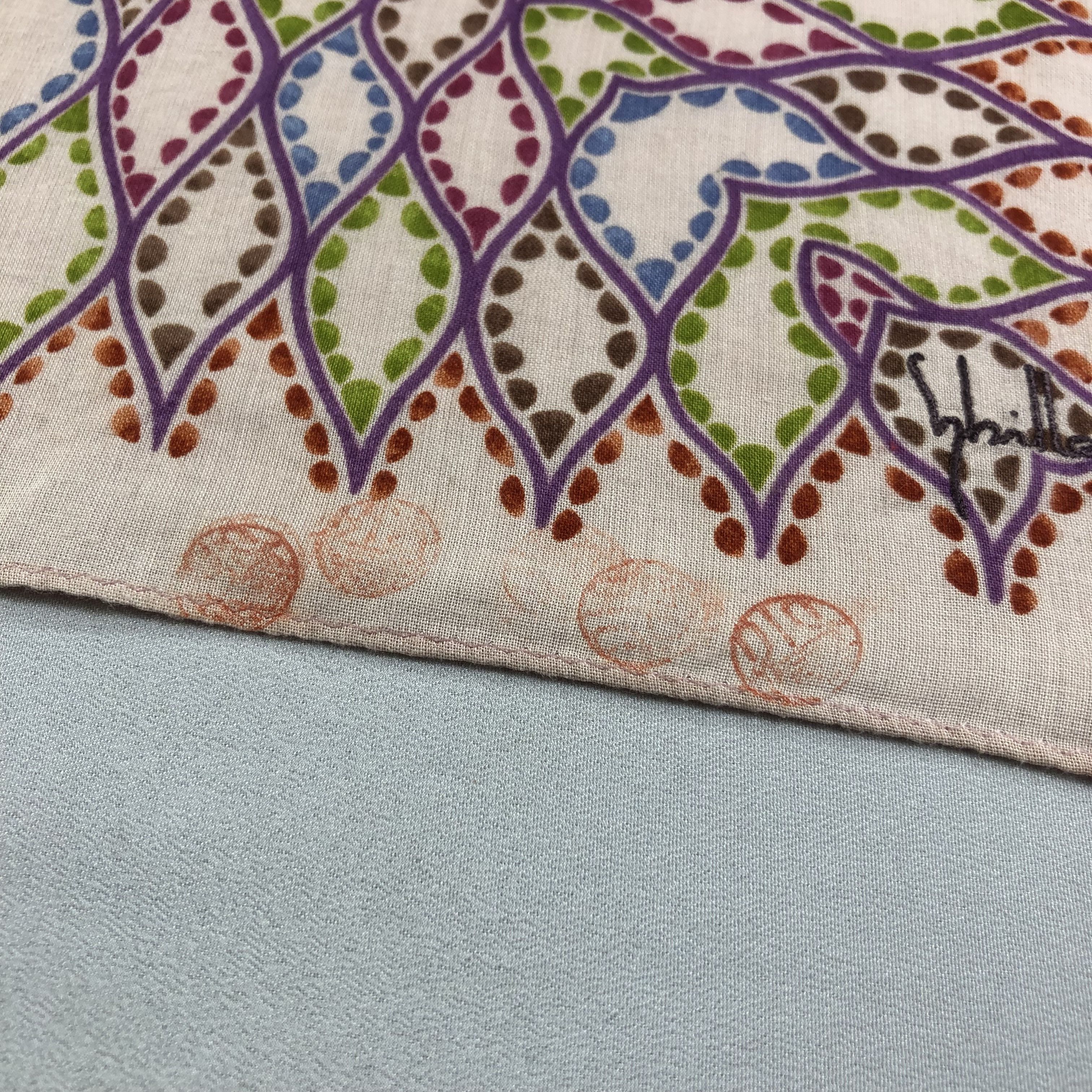 Vintage Shilla Handkerchief Neckerchief Bandana H1465 Size ONE SIZE - 5 Thumbnail
