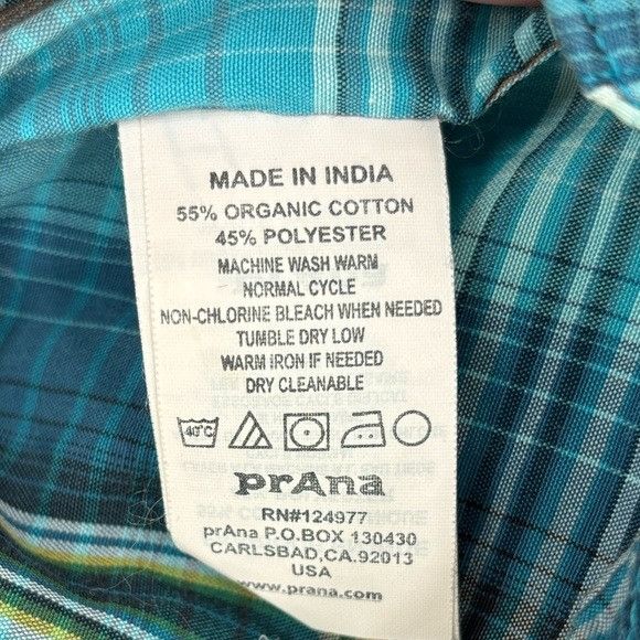 Prana Prana Ostend Short Sleeve Button Down Shirt Men’s Size Large Size US L / EU 52-54 / 3 - 7 Thumbnail
