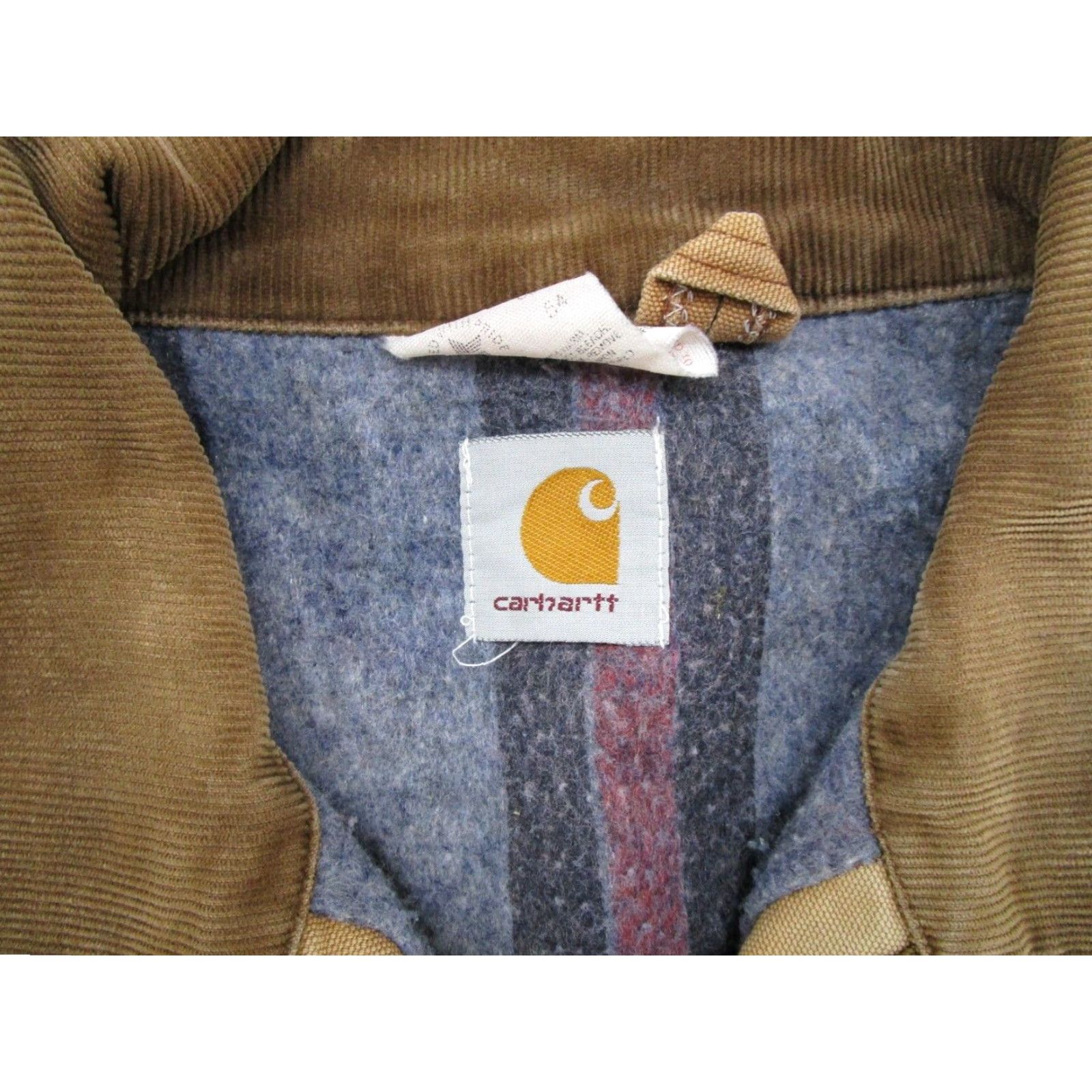 Carhartt VINTAGE Carhartt Beige Full Zip Blanket Lined Jacket Mens Size 54 6BLJ USA Size US L / EU 52-54 / 3 - 2 Thumbnail