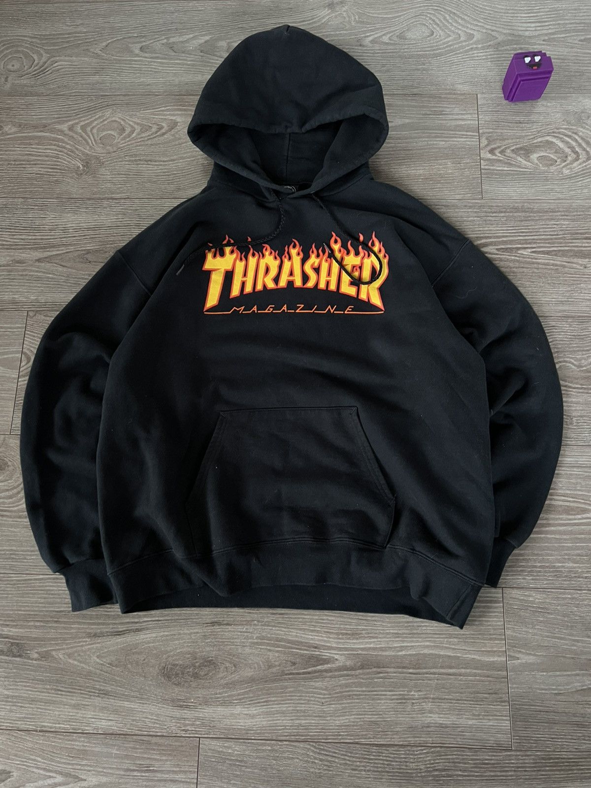 Thrasher Vintage Rare Thrasher Big Born Fire Flame Logo Hoodie Size US M / EU 48-50 / 2 - 11 Thumbnail