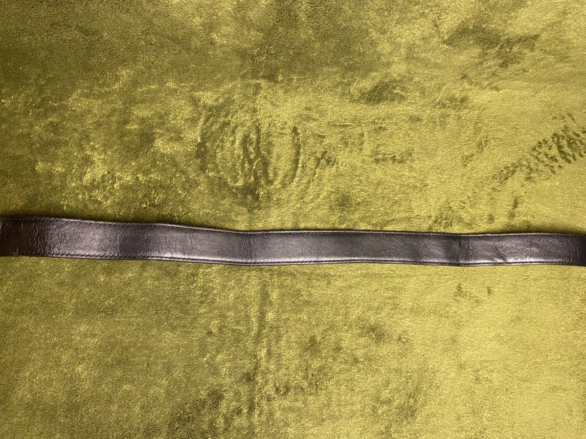 Versace Versace black leather belt Size 36 - 9 Thumbnail