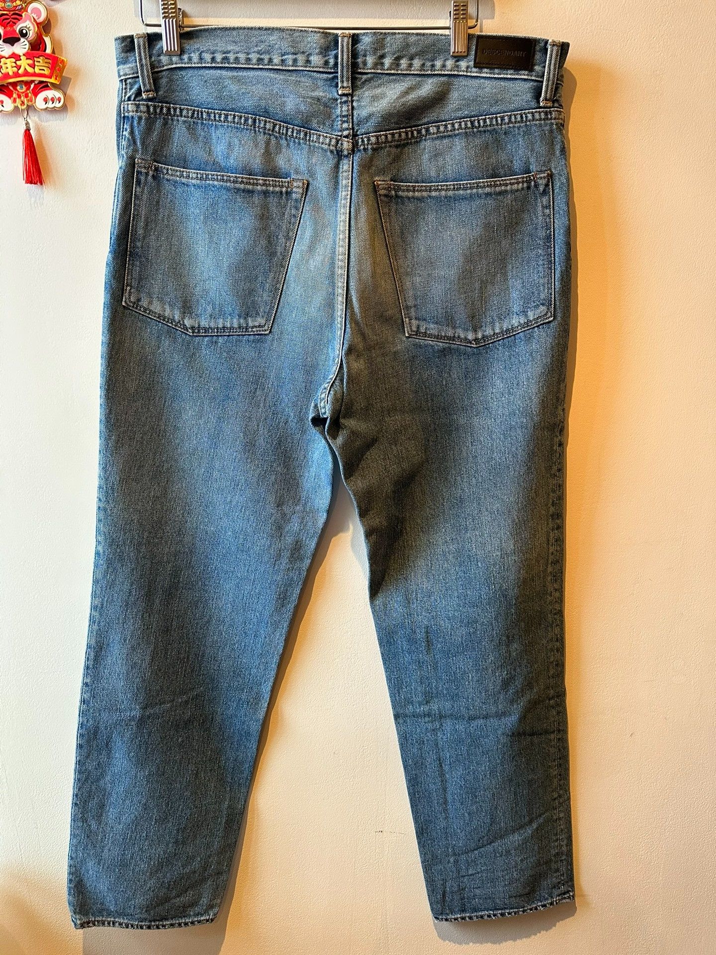 Descendant blue distressed washed denim pants Size US 30 / EU 46 - 1 Thumbnail