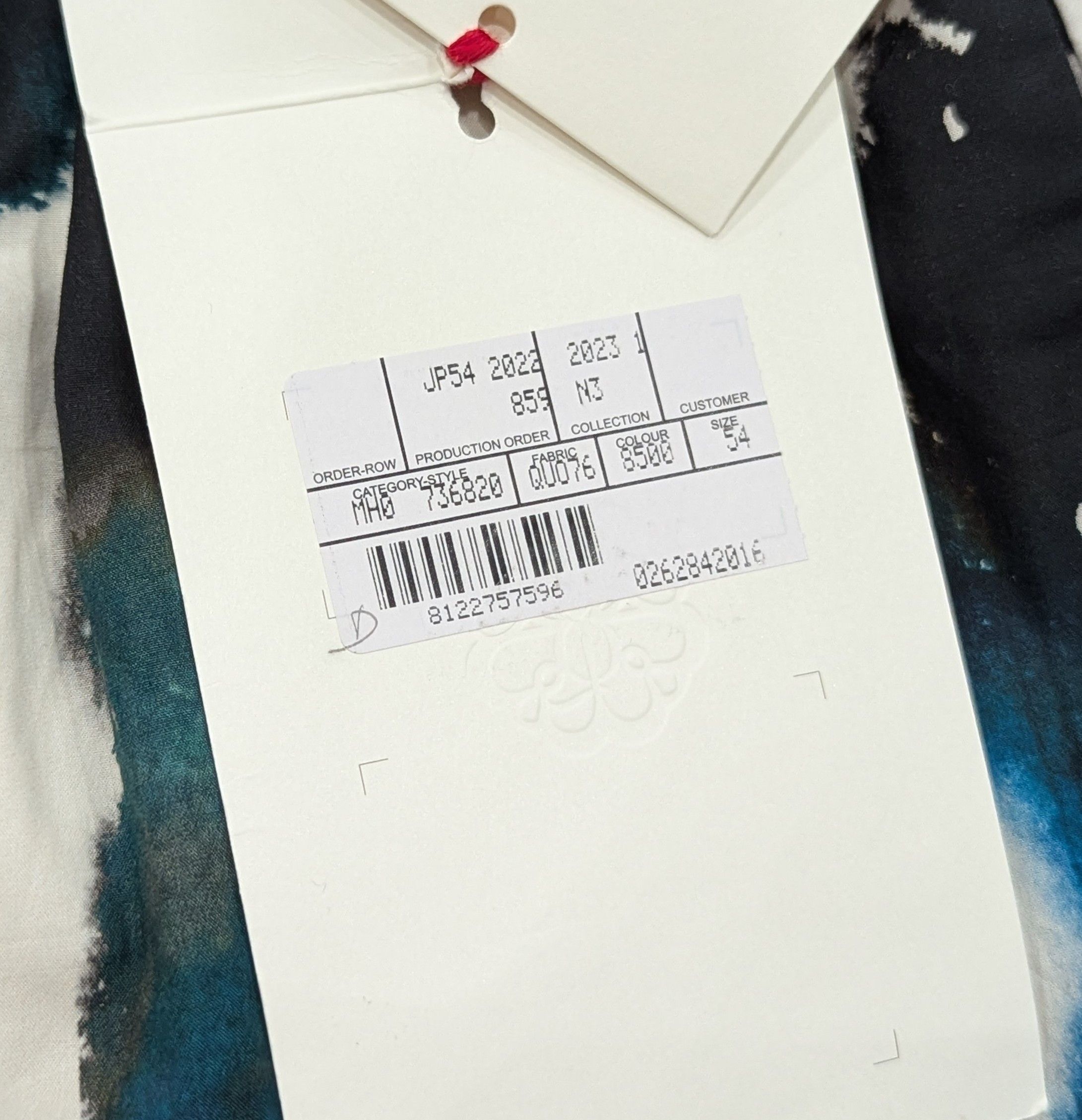 Alexander McQueen Alexander McQueen Watercolor Shorts Orange/Navy 54 US 38 Size US 38 / EU 54 - 6 Thumbnail
