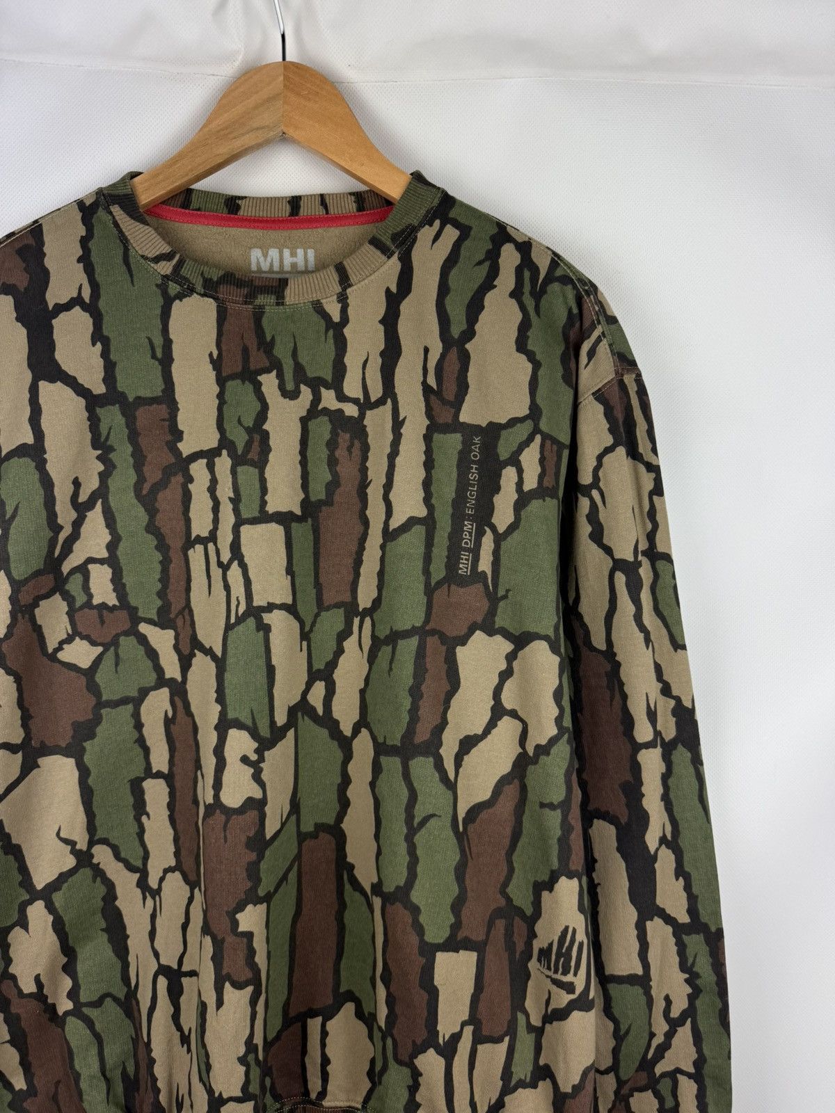 Maharishi MHI Maha Trebark English Mossy Oak Camo Cotton Sweatshirt Size US XL / EU 56 / 4 - 5 Thumbnail