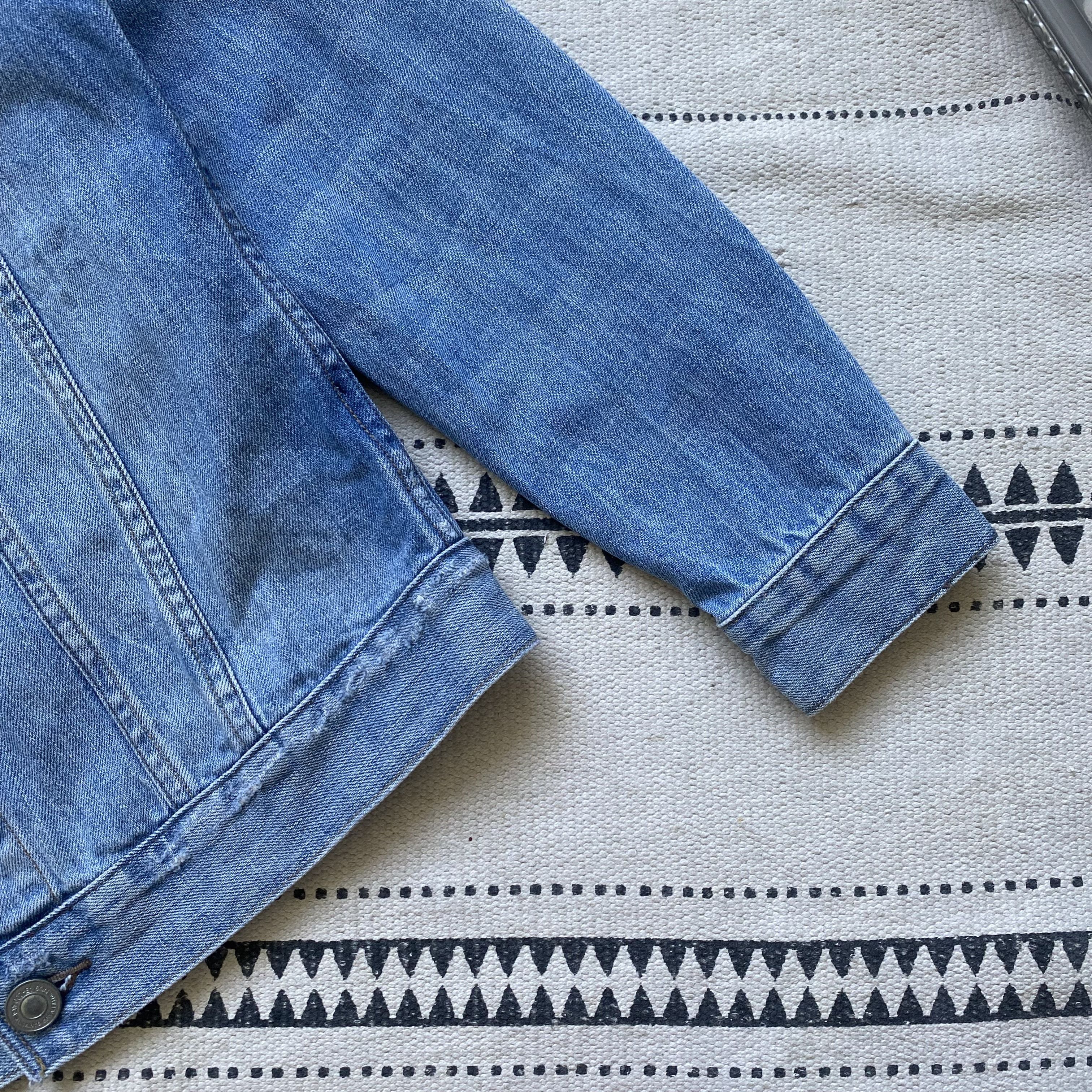 Allsaints ALLSAINTS Denim jacket Trucker Faded Blue Jeans Size US M / EU 48-50 / 2 - 5 Thumbnail