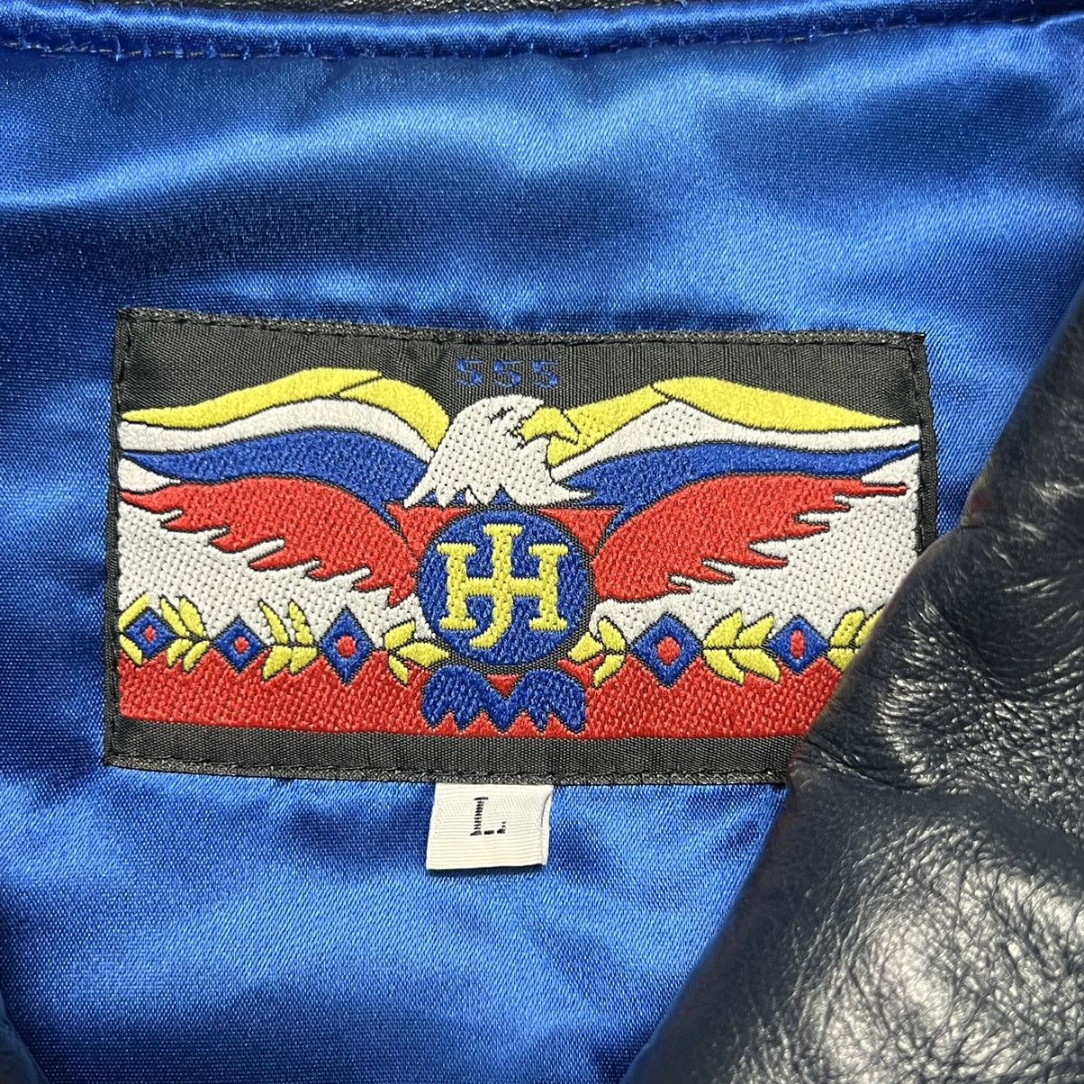 Jeff Hamilton Jeff Hamilton BRICK YARD 400 Virsity Leather Jacket Size US L / EU 52-54 / 3 - 5 Thumbnail