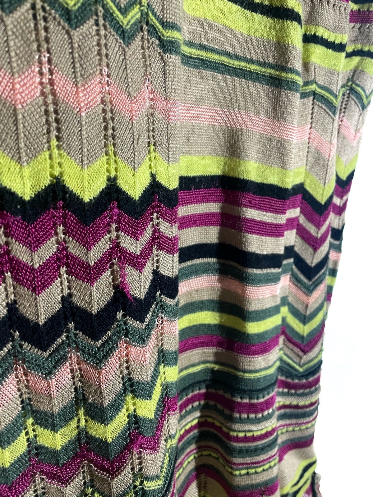 Missoni × Vintage Missoni Women’s Knit Dress Cotton/Viscose/Linen Size 46/L Size L / US 10 / IT 46 - 9 Thumbnail