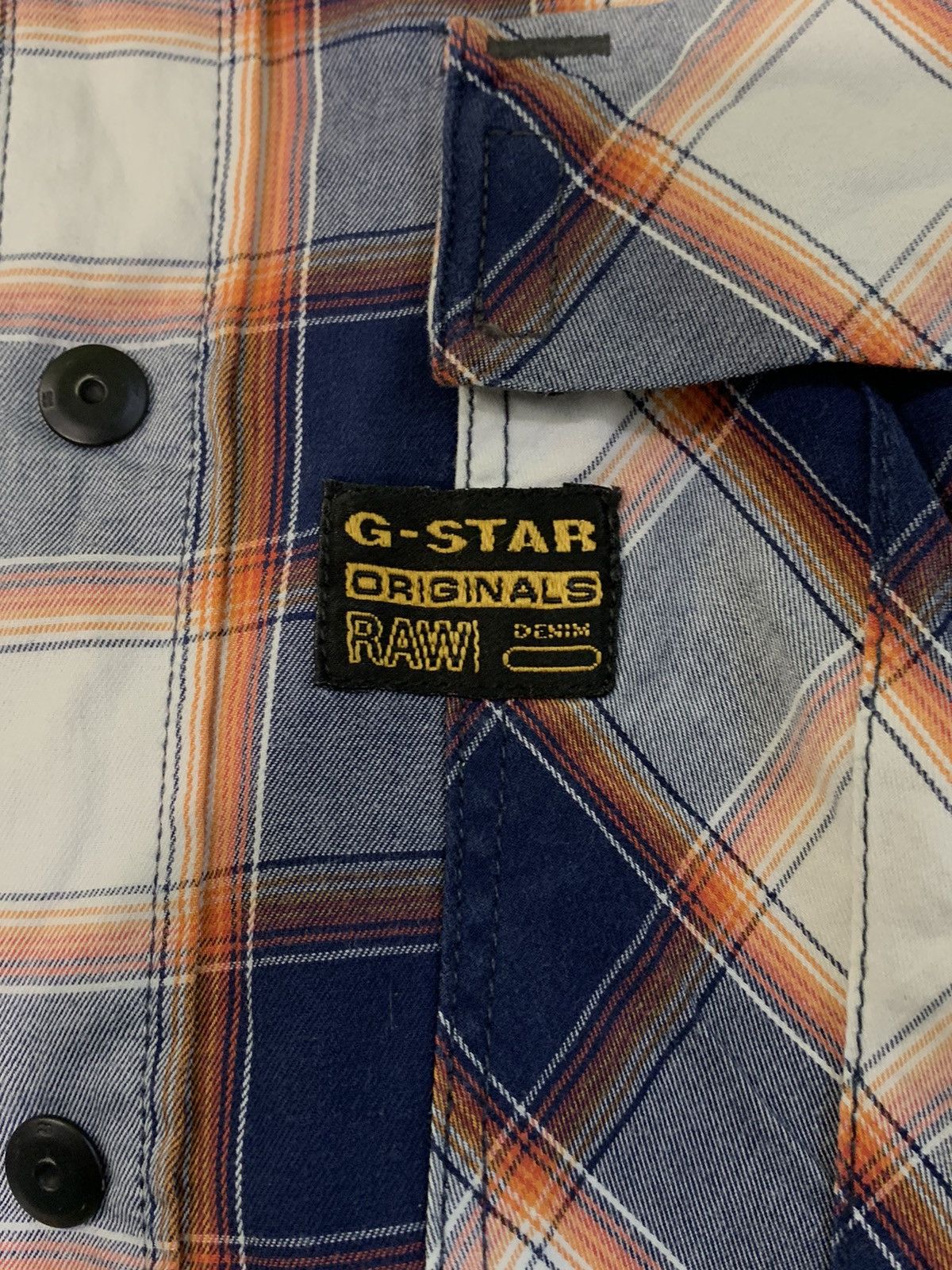 G-Star × Japanese Brand × Vintage G-Star RAW Originals Denim Archive Pocket Shirt Size US M / EU 48-50 / 2 - 3 Thumbnail