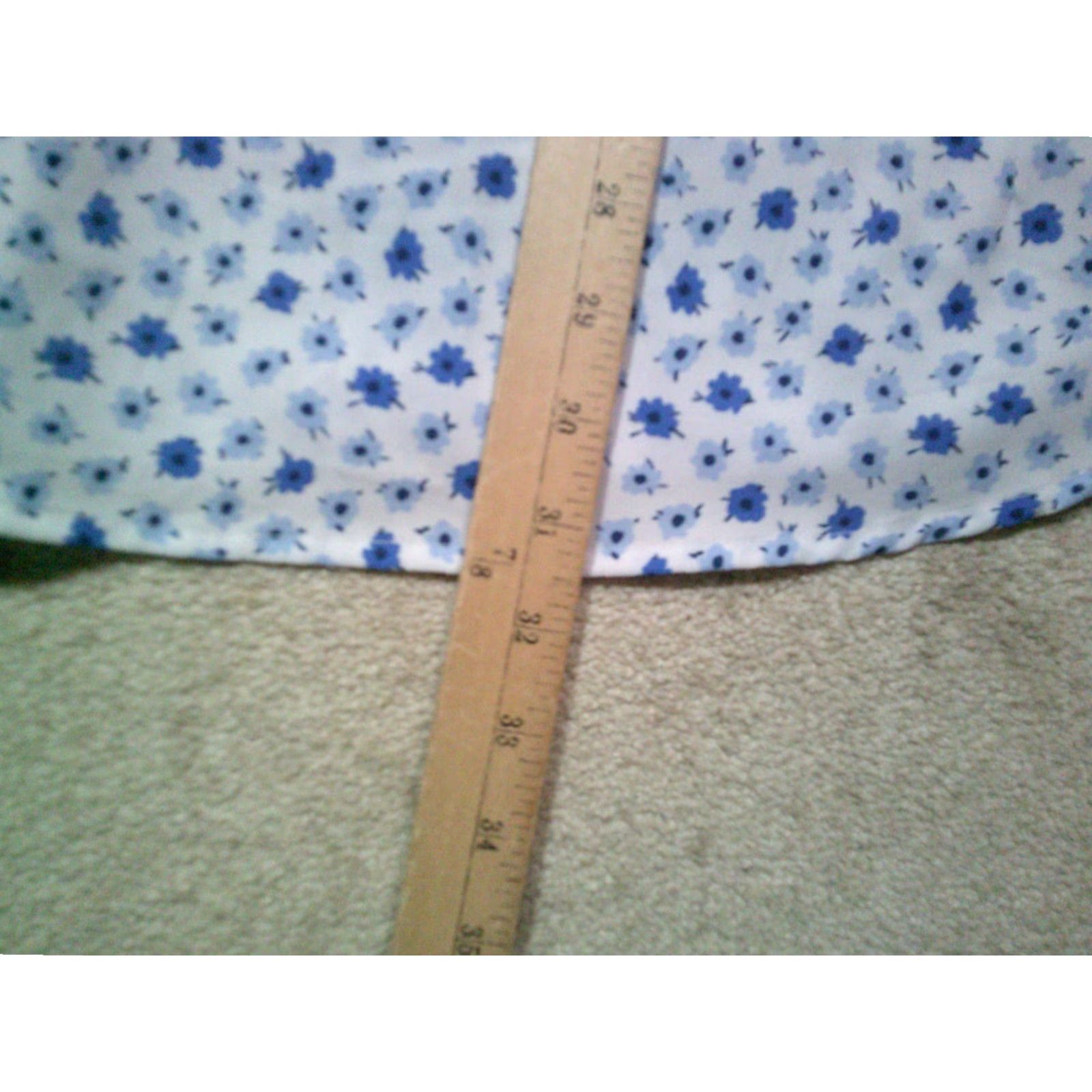 Vintage C-Lab NYC 4 Way Stretch Button Up Shirt Mens XL White Blue Floral Size US XL / EU 56 / 4 - 6 Thumbnail