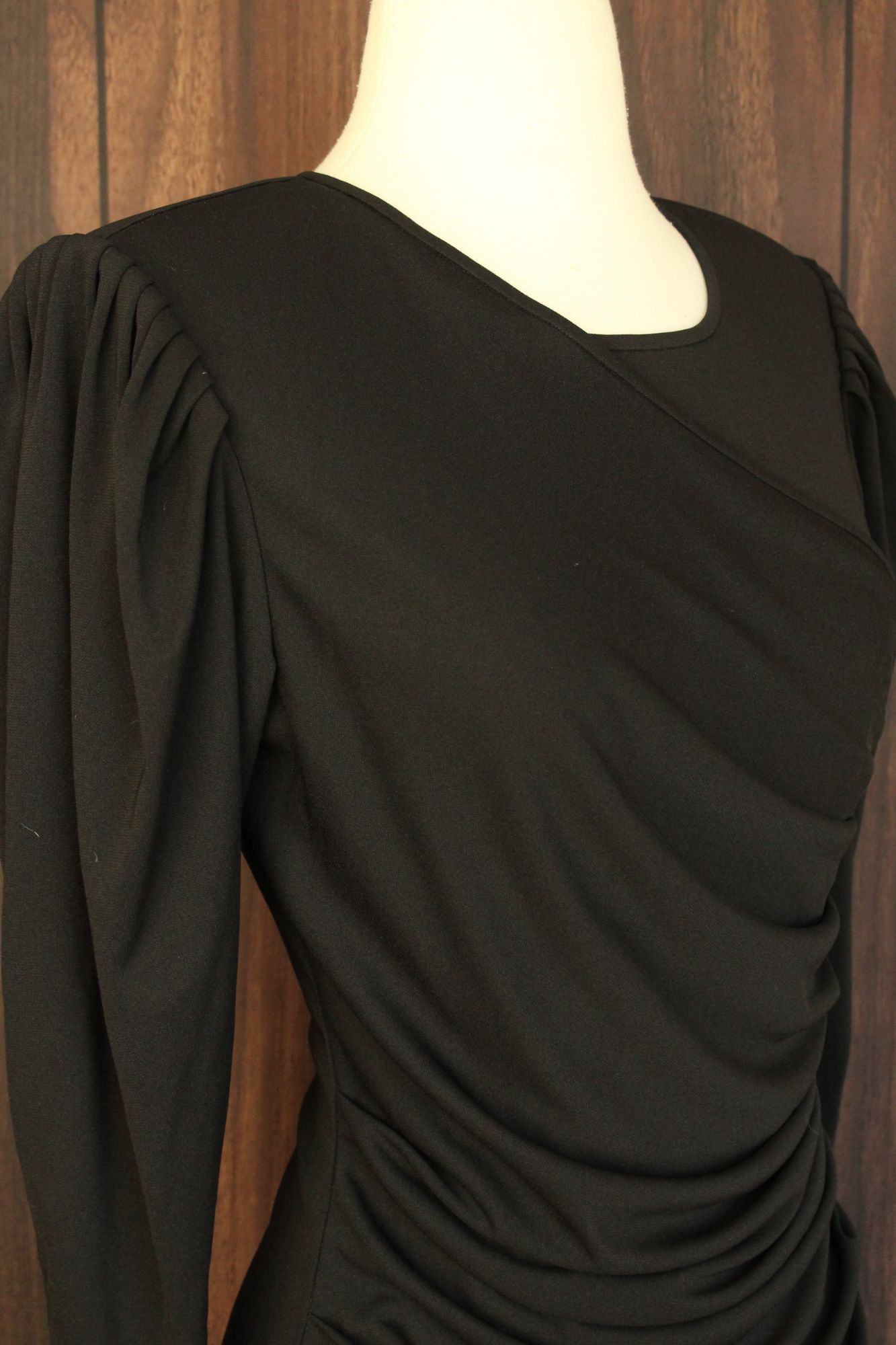 Anine Bing Anine Bing Alaia Dress, New With Tags, Black Ruched Bodycon, Size M / US 6-8 / IT 42-44 - 5 Thumbnail