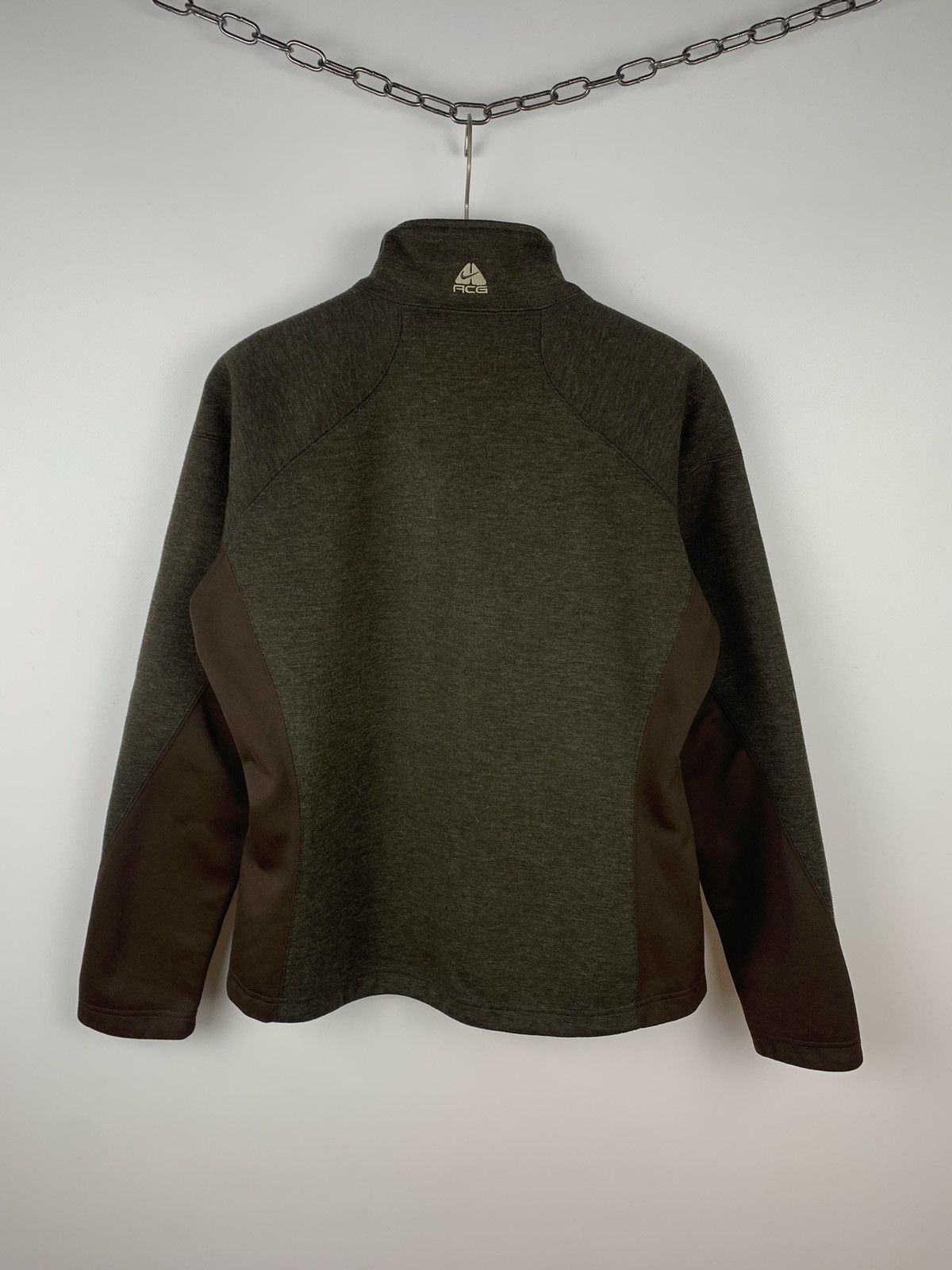 Nike ACG Vintage Nike ACG Full Zip Sweatshirt Brown Ladies Size M Y2K Size M / US 6-8 / IT 42-44 - 9 Thumbnail