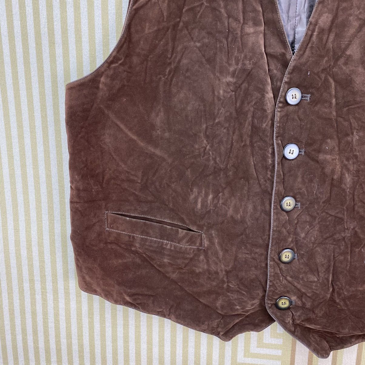 Indian Motorcycle 🫶Vintage Bonmarlen Motorcycle Velvet Vest Jacket Size US M / EU 48-50 / 2 - 4 Thumbnail