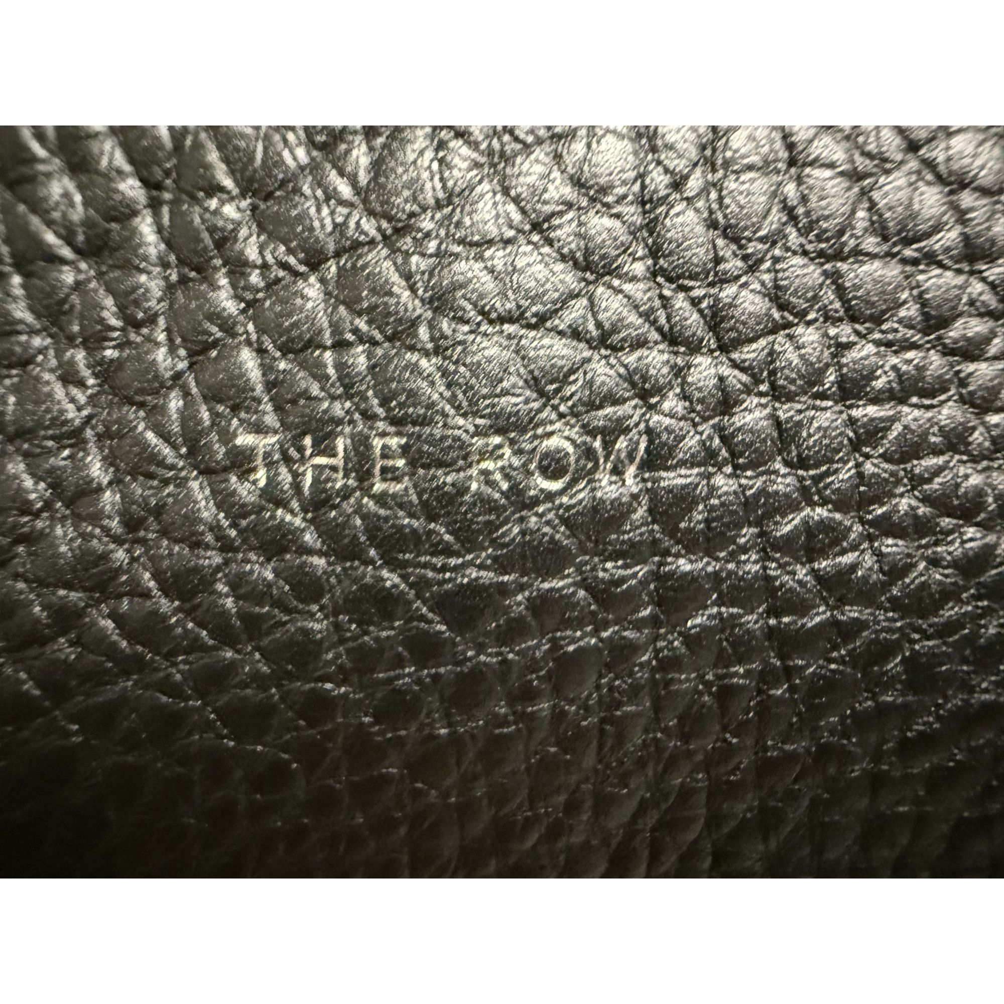 The Row The Row Pebbled Leather Shoulder Bag Gray Made In Italy Size ONE SIZE - 9 Thumbnail