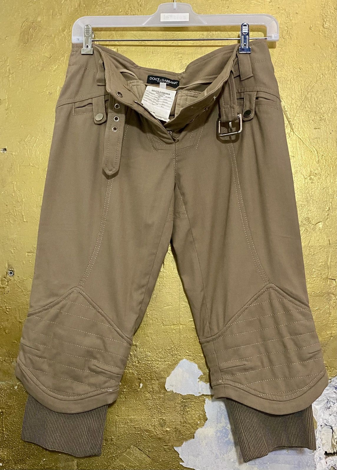Dolce & Gabbana Dolce & Gabbana brown Capri trousers Size 25" / US 0 / IT 36 - 4 Thumbnail