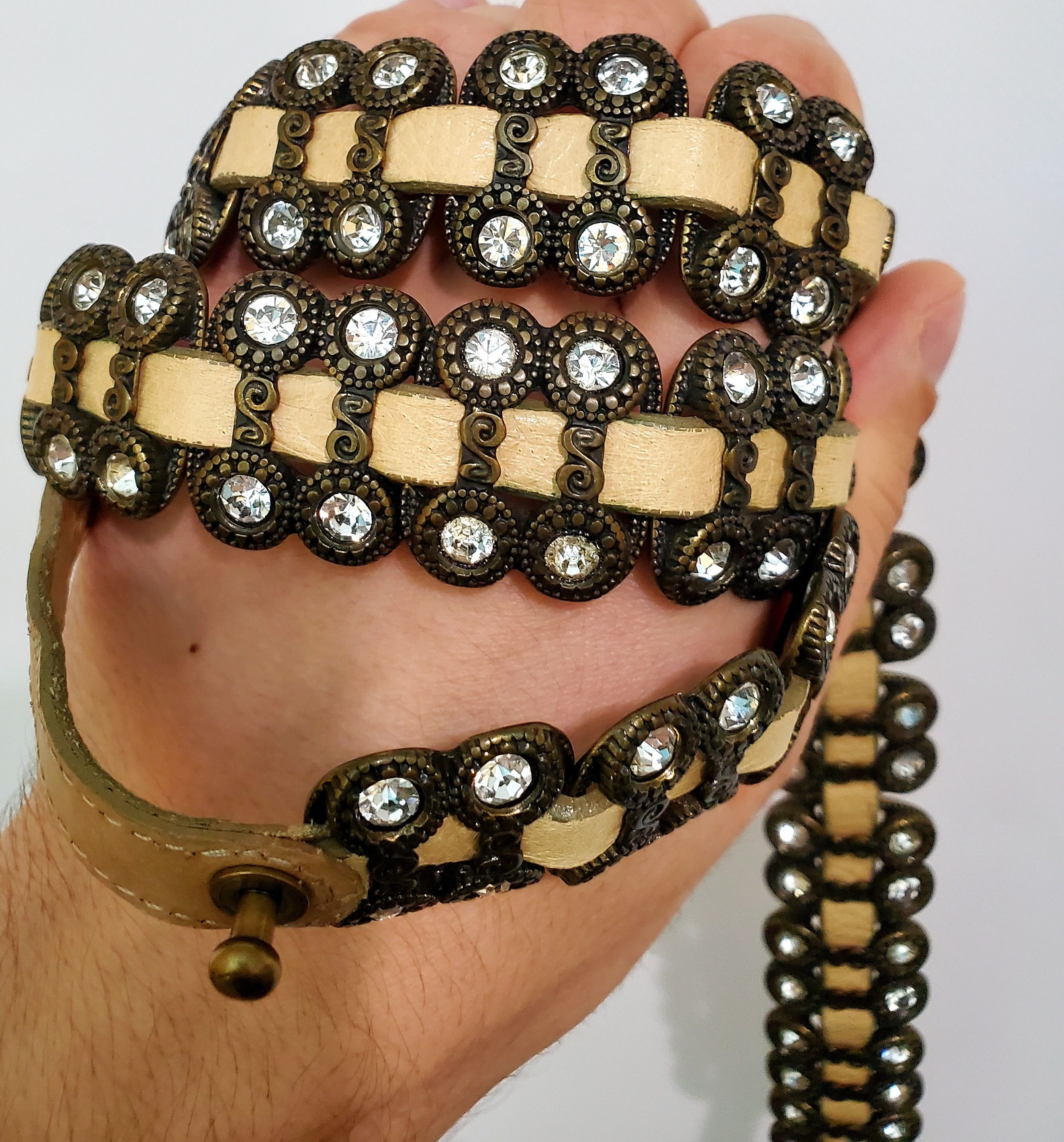 Japanese Brand × Vintage Vintage B.B. Simon Style Real metal Belt Avant Garde Y2K Size ONE SIZE - 3 Thumbnail