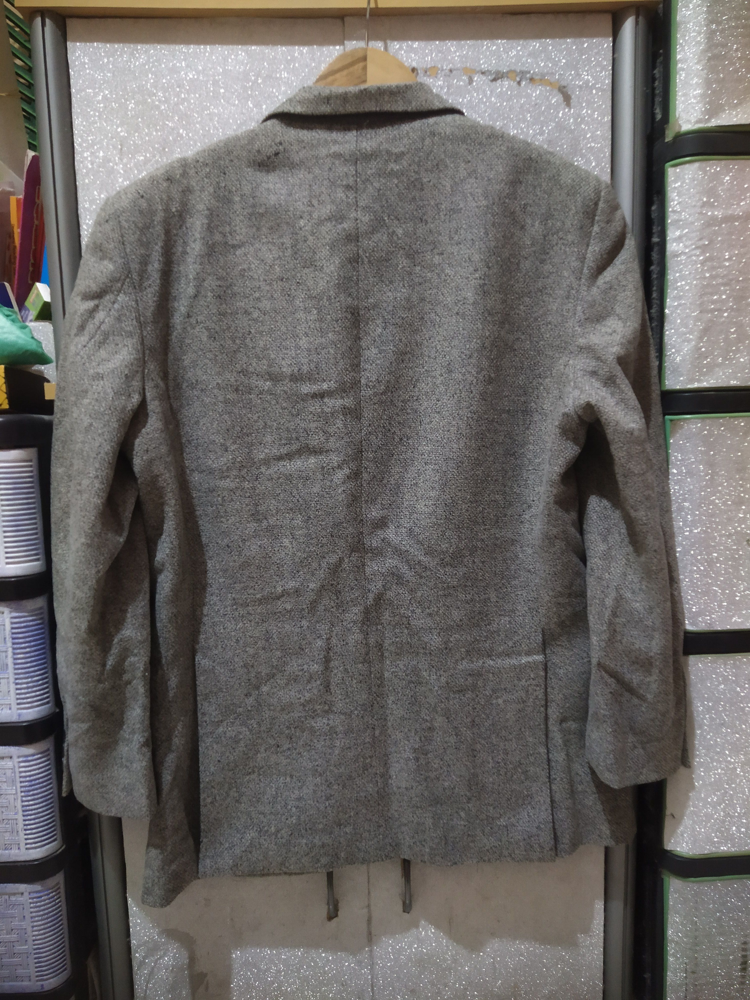 Balenciaga VTG Balenciaga Paris x Sataru Tanaka Archival Wool Blazer Size 36R - 2 Thumbnail