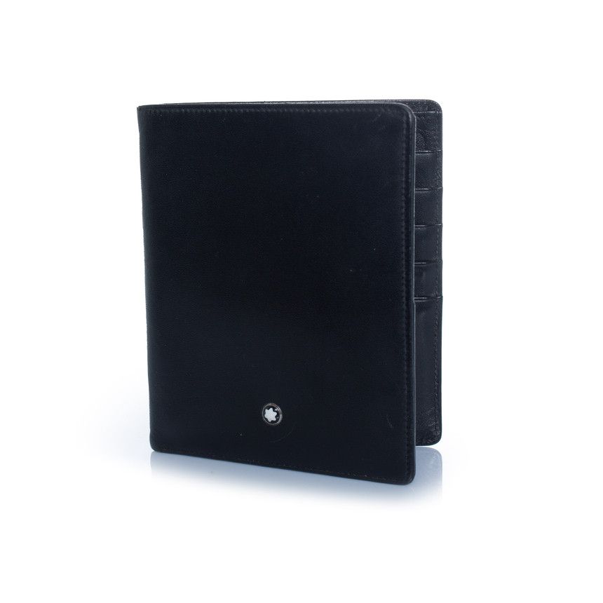 Montblanc Montblanc, black leather wallet Size ONE SIZE - 1 Thumbnail