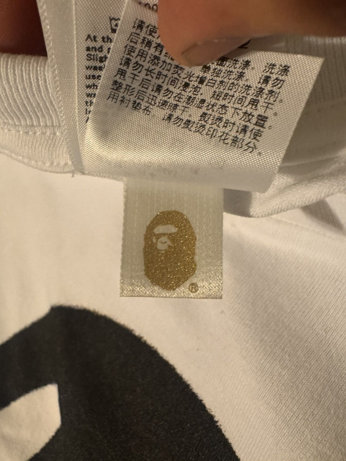 Bape BAPE White Stencil Circle Ape Face Tee Size US L / EU 52-54 / 3 - 6 Thumbnail