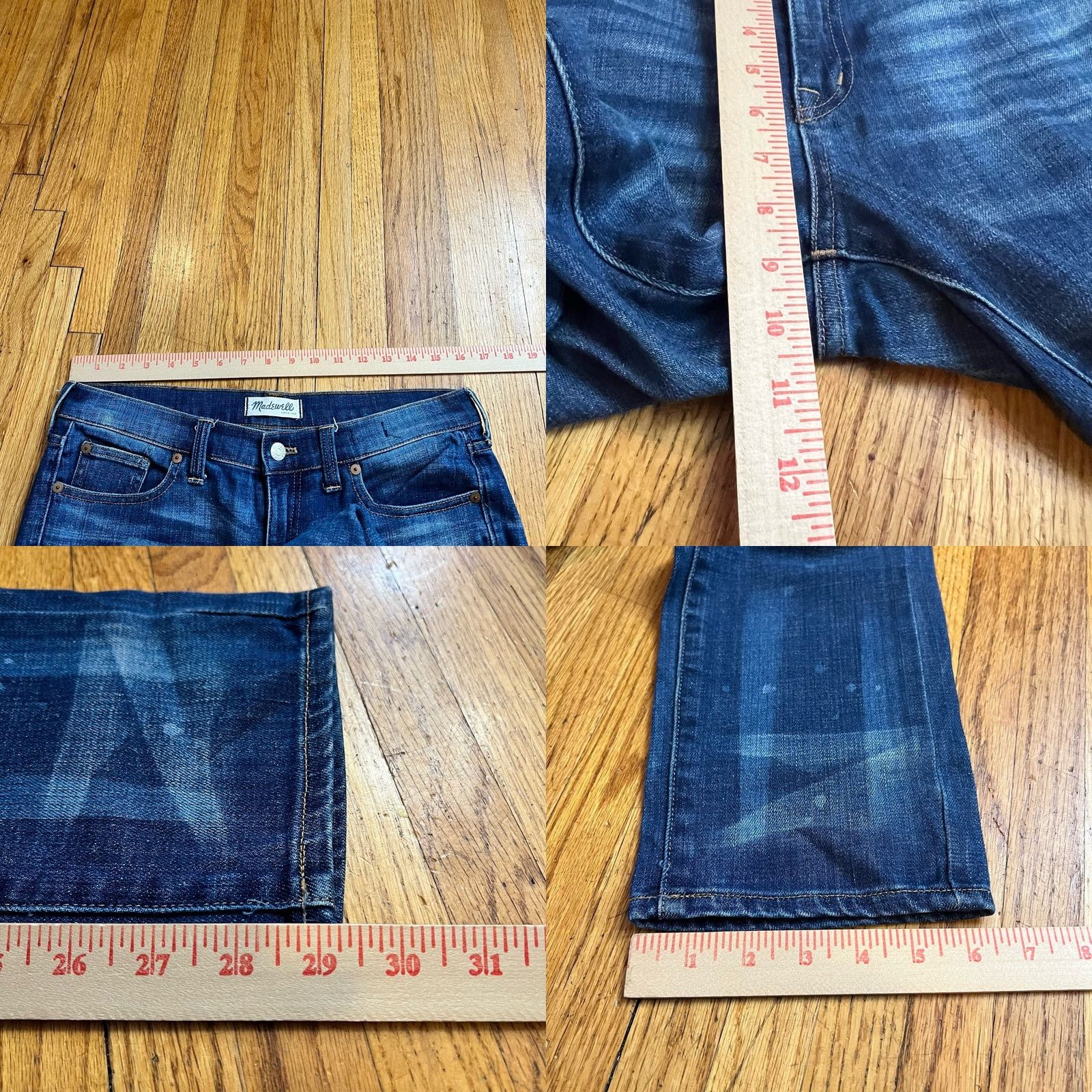 Madewell VINTAGE Madewell Jeans Womens 27 Slim Boyjean Blue Denim Mid Rise 32x29 Womens Jeans 27 Blue Denim Slim Boyjean Size 27" / US 4 / IT 40 - 8 Thumbnail