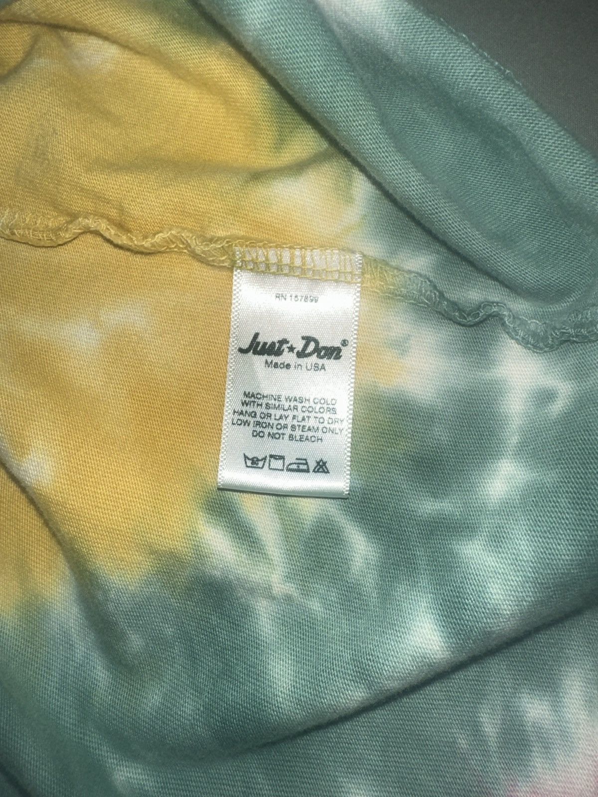 Just Don × Vintage Tie dye just don dunking t shirt Size US M / EU 48-50 / 2 - 5 Thumbnail