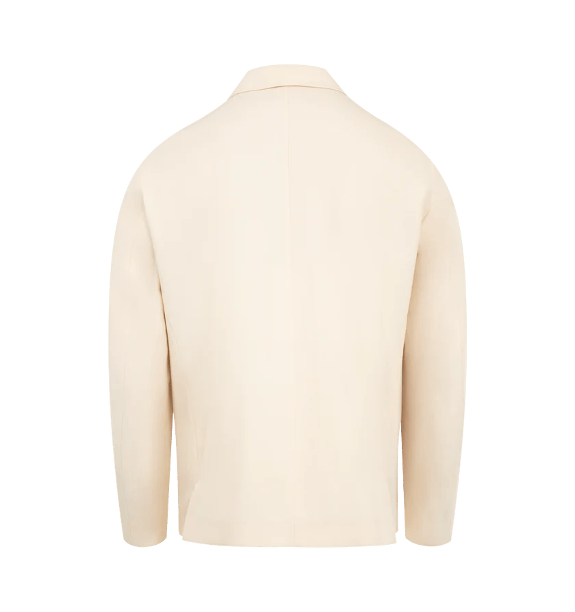 Lemaire o1h1sh11225 Tailored Shirt Jacket in White Size US M / EU 48-50 / 2 - 2 Thumbnail