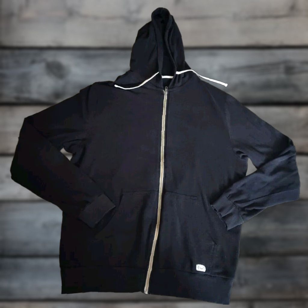 Marine Layer MARINE LAYER Men's Hoodie Sz L Black Full Zip Long Sleeve "Creativity For All" Sports Gym Size US L / EU 52-54 / 3 - 1 Thumbnail