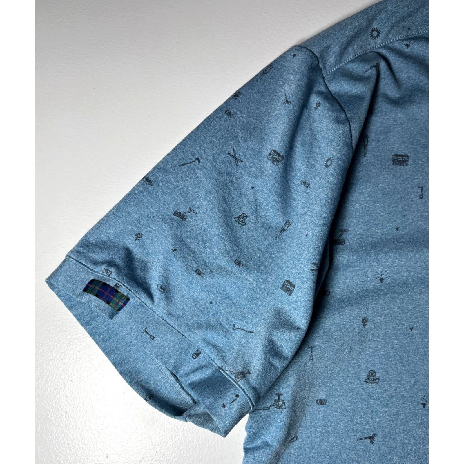 Vintage William Murray Polo Shirt Polo Men XL Blue Short Sleeve Golf Sports Activewear Mens Size US XL / EU 56 / 4 - 5 Thumbnail