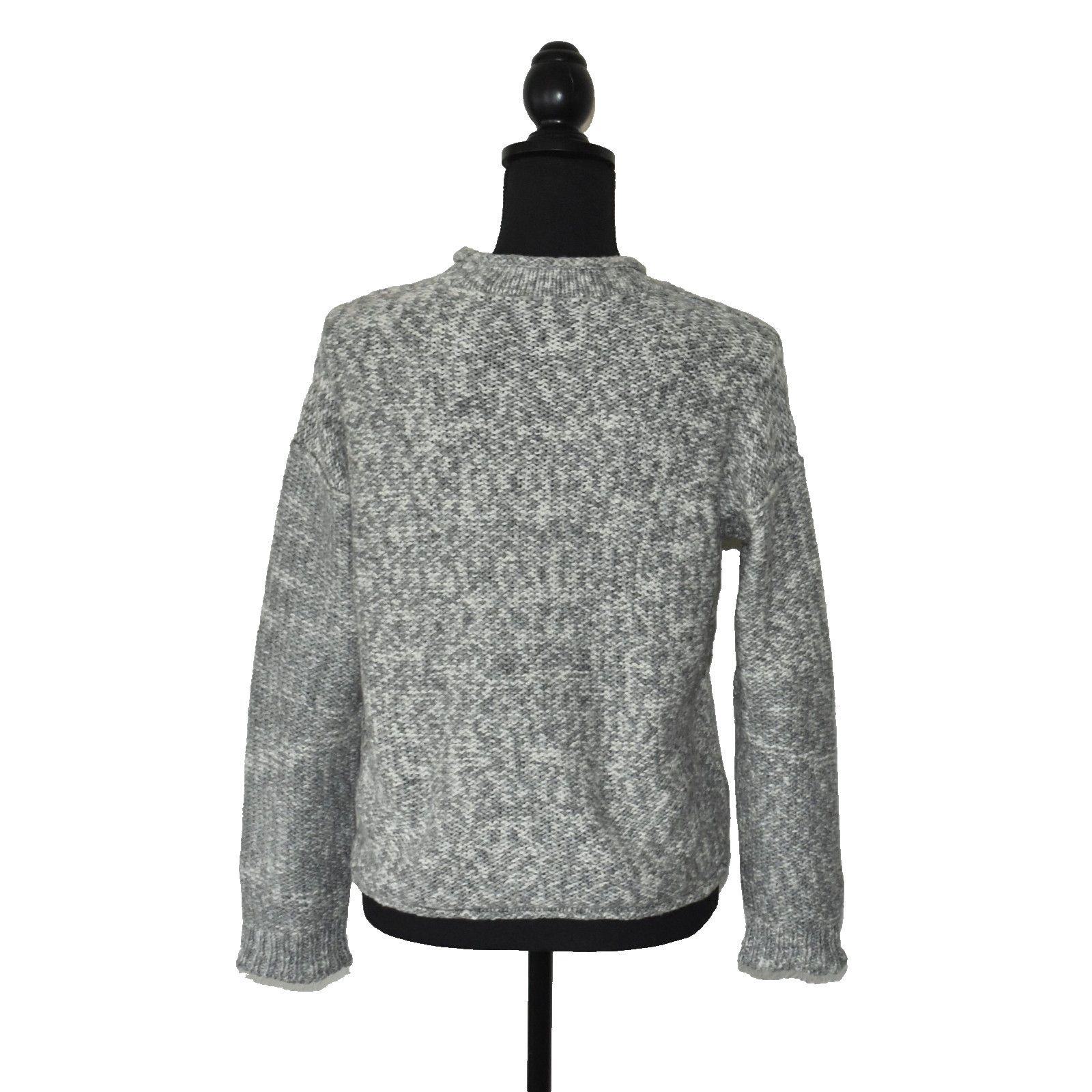 Eileen Fisher NEW EILEEN FISHER Marble Chunky Mock Pullover Sweater Sz XXS Size XXS / US 00 / IT 34 - 3 Thumbnail