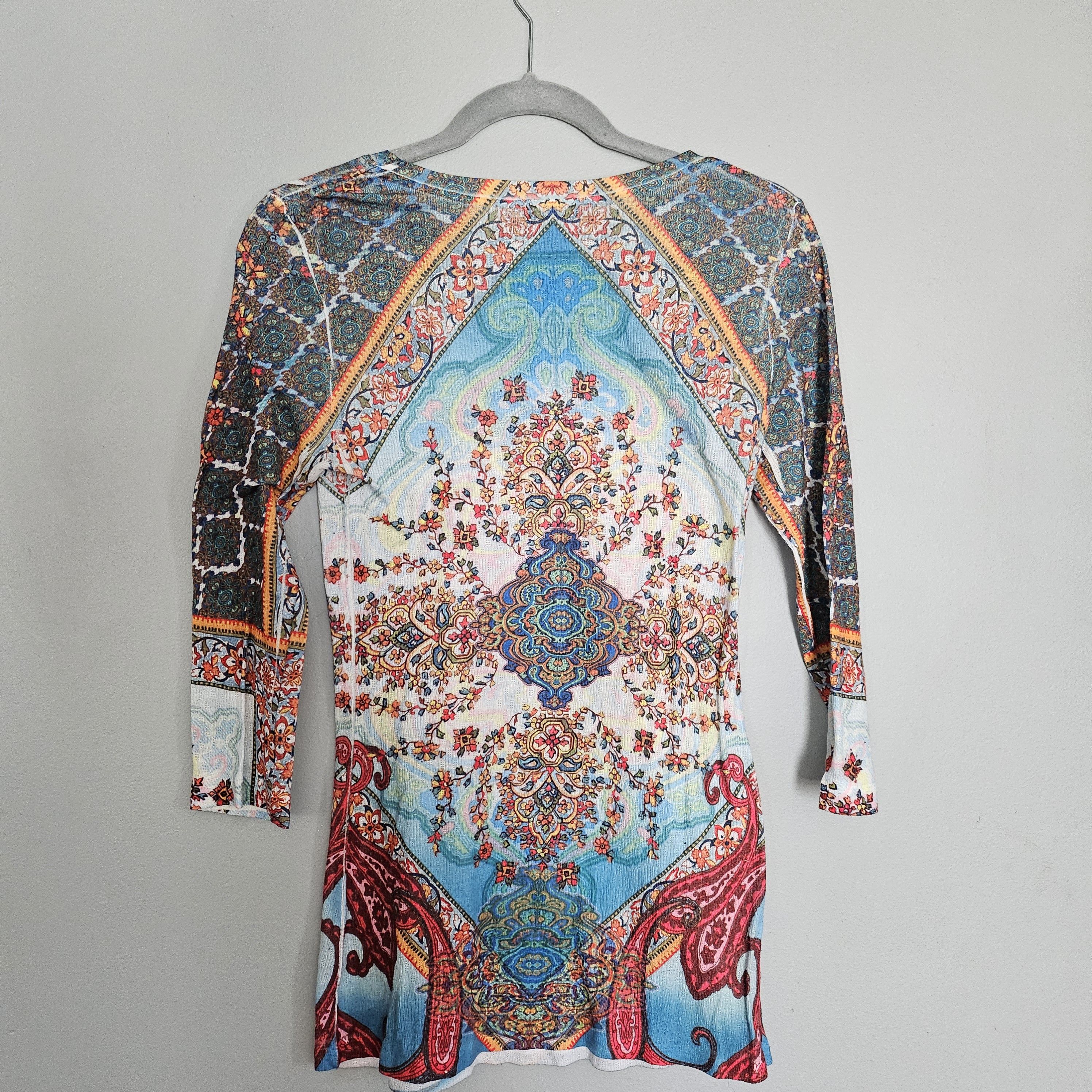 Vintage Cocomo All Over Print Longsleeve size M Size M / US 6-8 / IT 42-44 - 2 Thumbnail