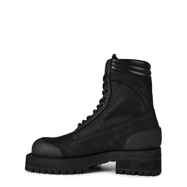 Palm Angels o1y0325 Logo Ankle Boots in Black Size US 10 / EU 43 - 2 Thumbnail