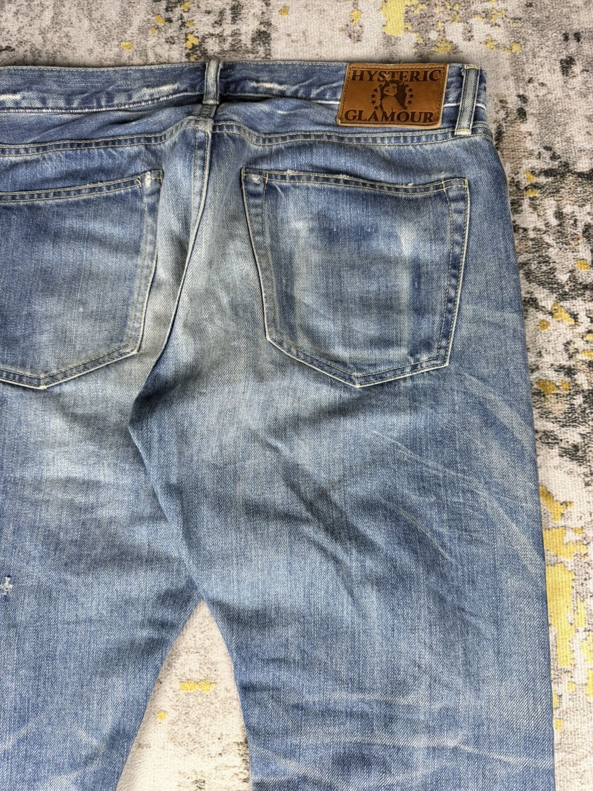 Hysteric Glamour Hysteric Glamour Studded Selvedge Mudwash Jeans Size US 32 / EU 48 - 5 Thumbnail